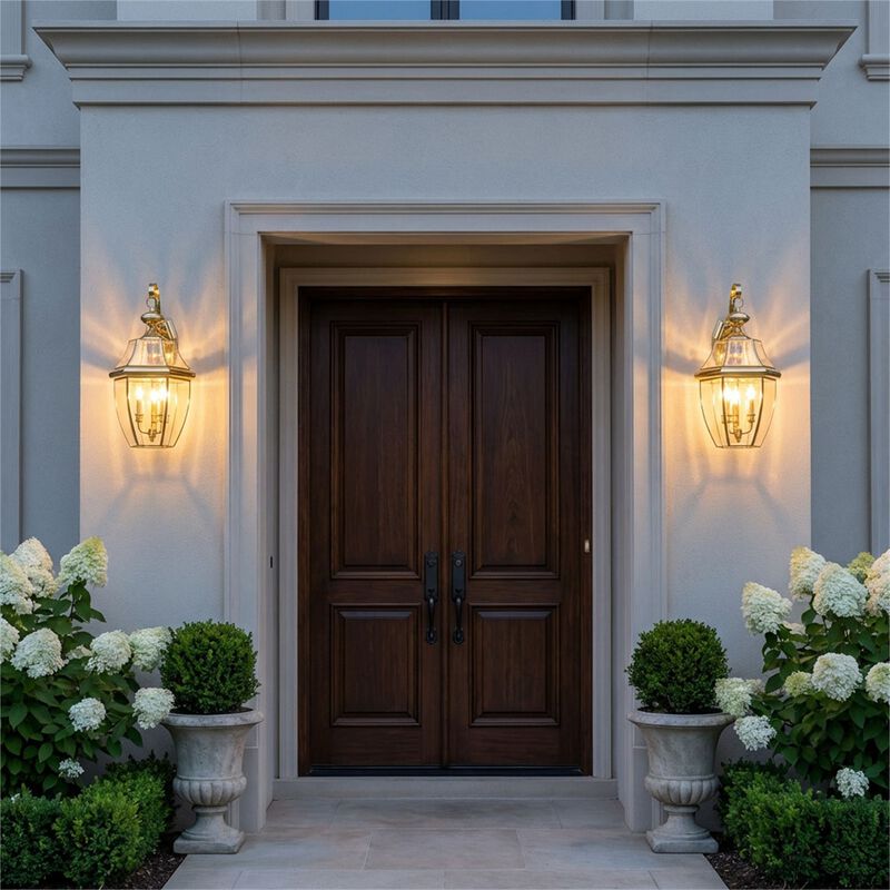 Lancaster 23 Inch Tall 3 Light Outdoor Wall Light by Generation Lighting