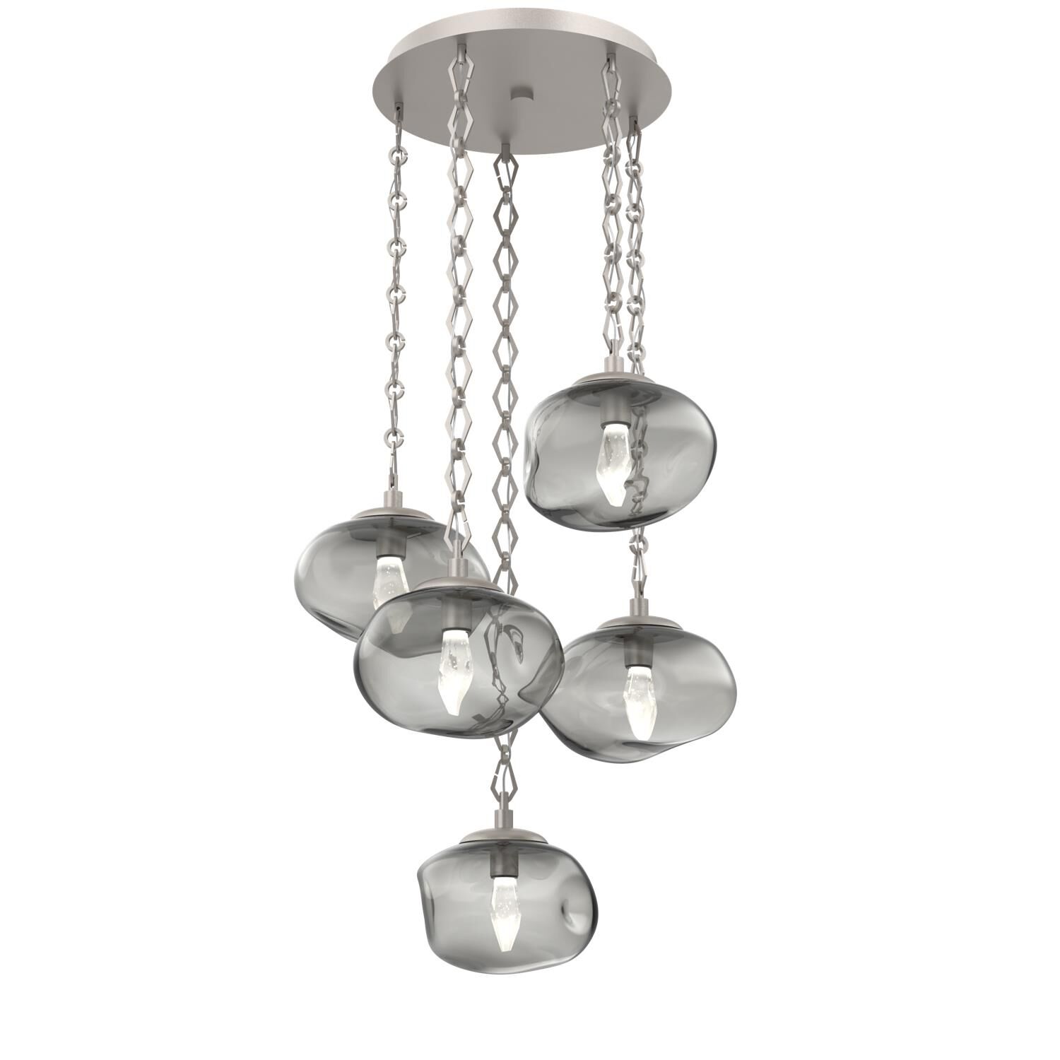 Levi Wilson Nova Led 24 Inch Multi Light Pendant by Hammerton Studio