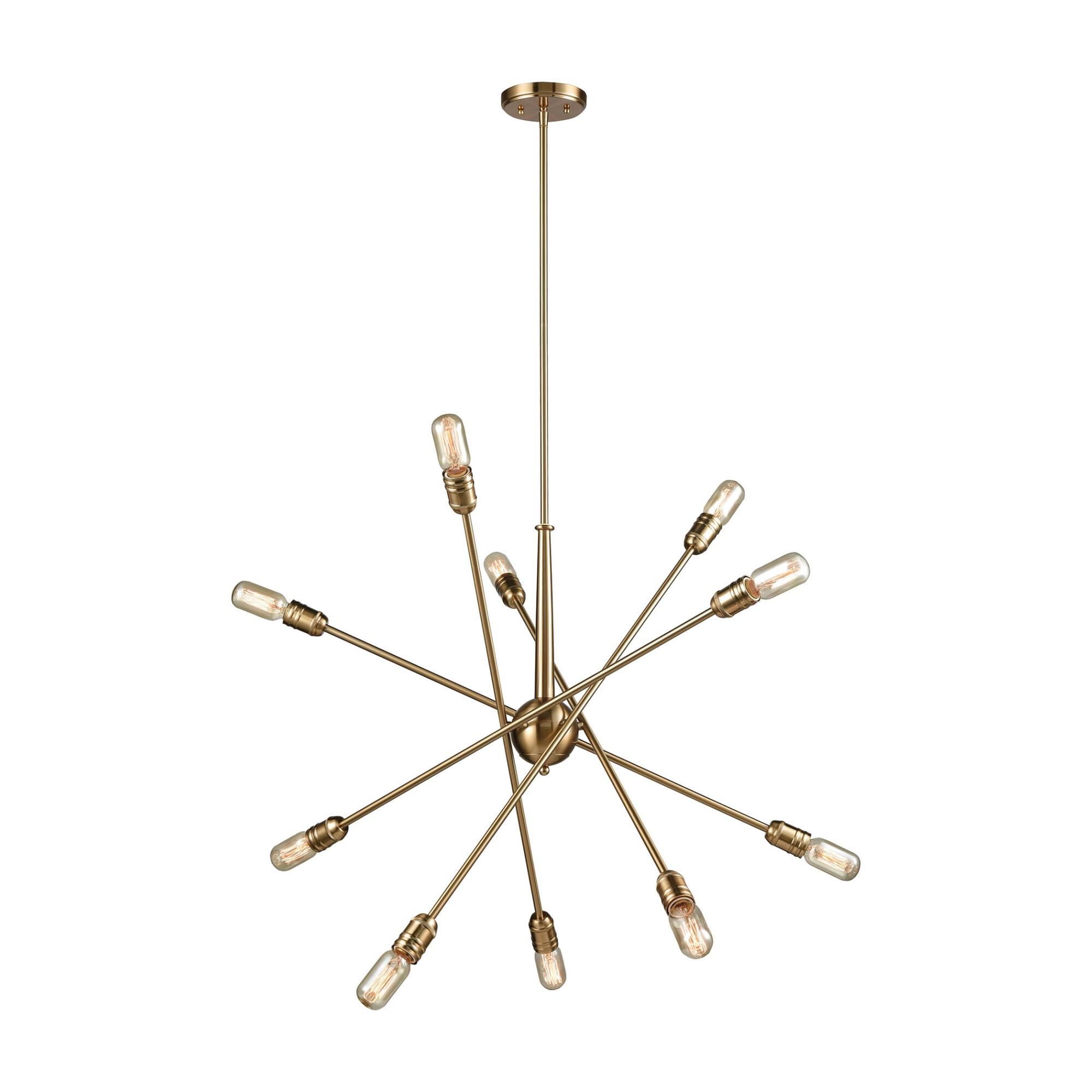 Delphine 33 Inch 10 Light Chandelier by ELK Lighting