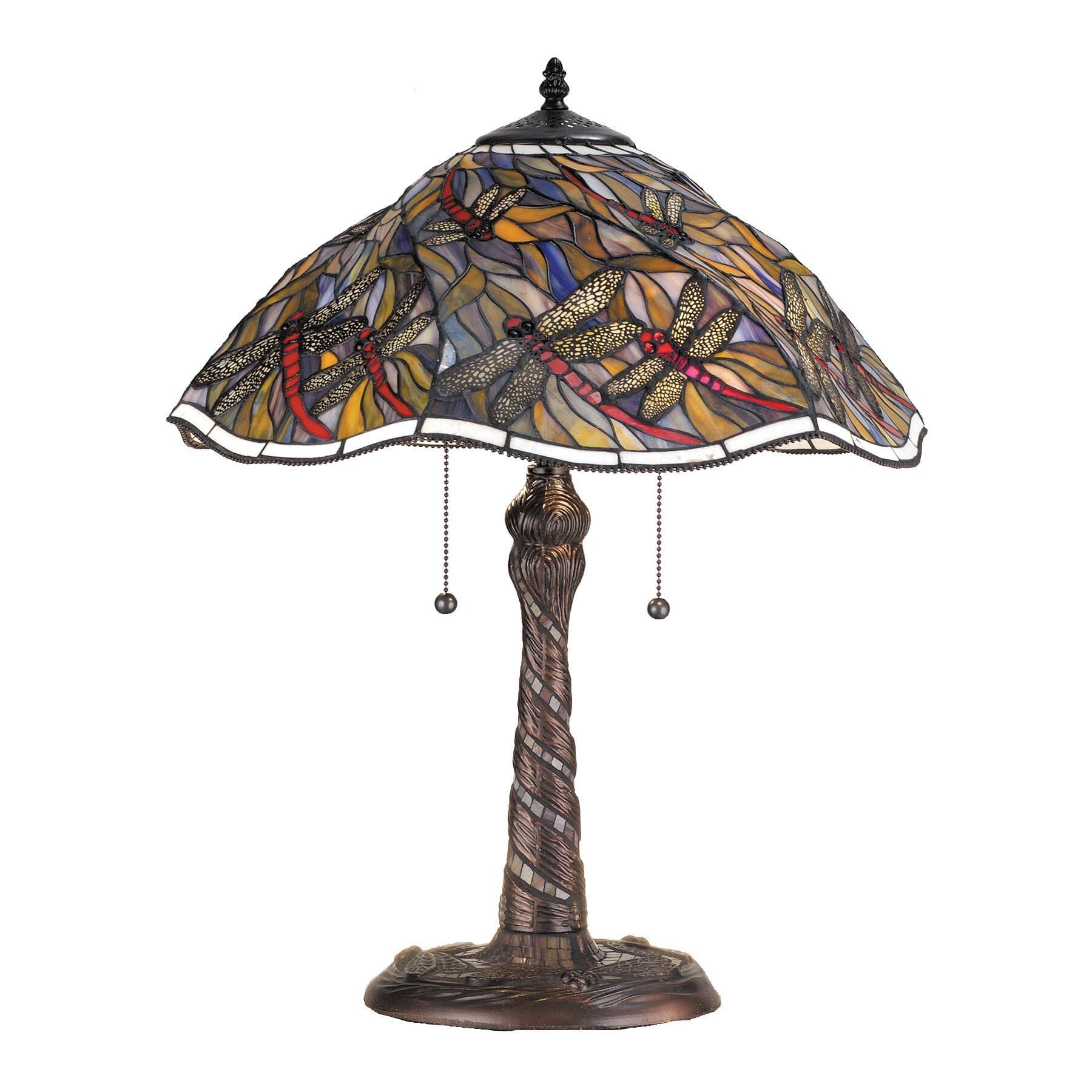 Spiral Dragonfly 23 Inch Table Lamp by Meyda Lighting