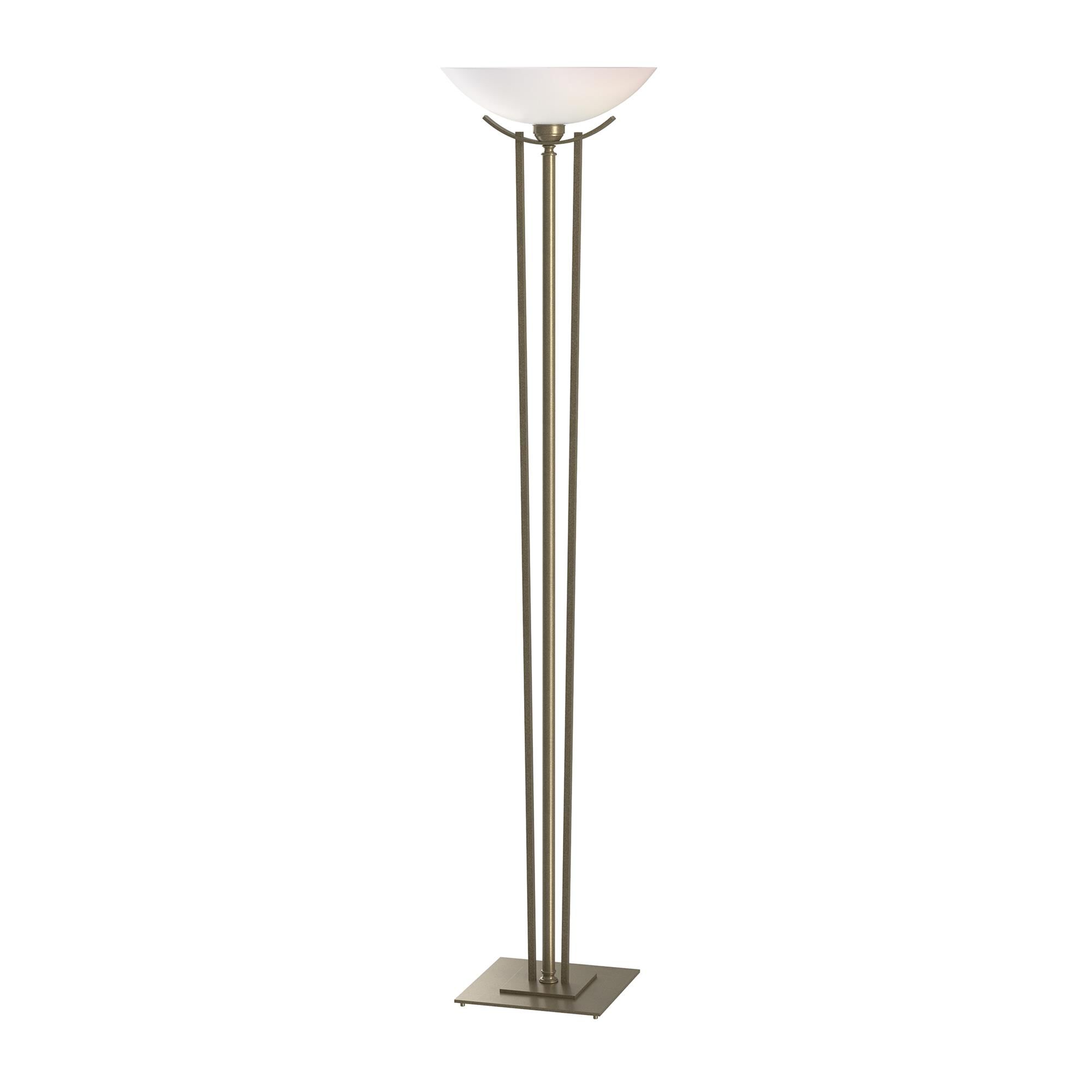 Shown in Soft Gold finish and Opal  glass