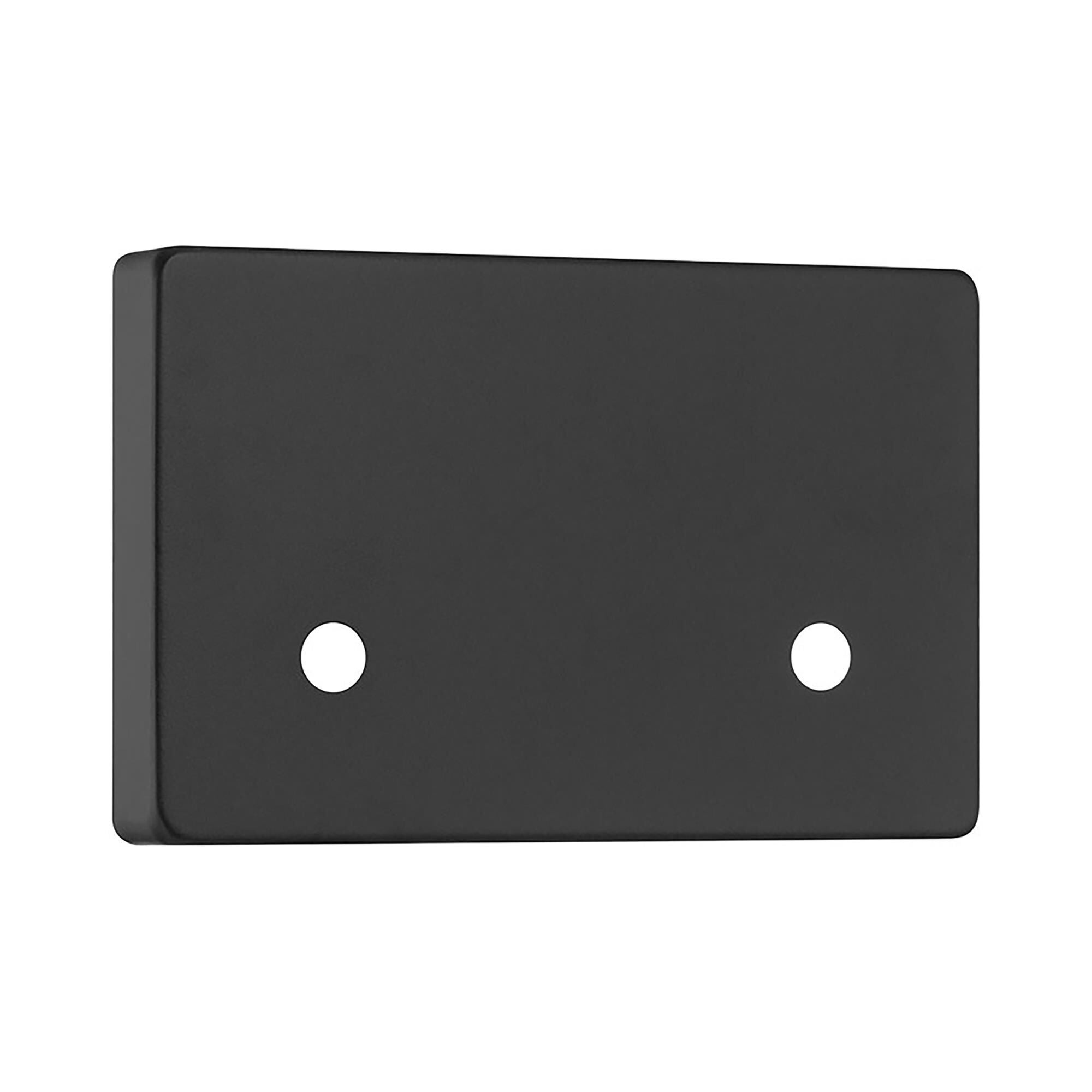 Shown in Matte Black finish and White Frosted glass