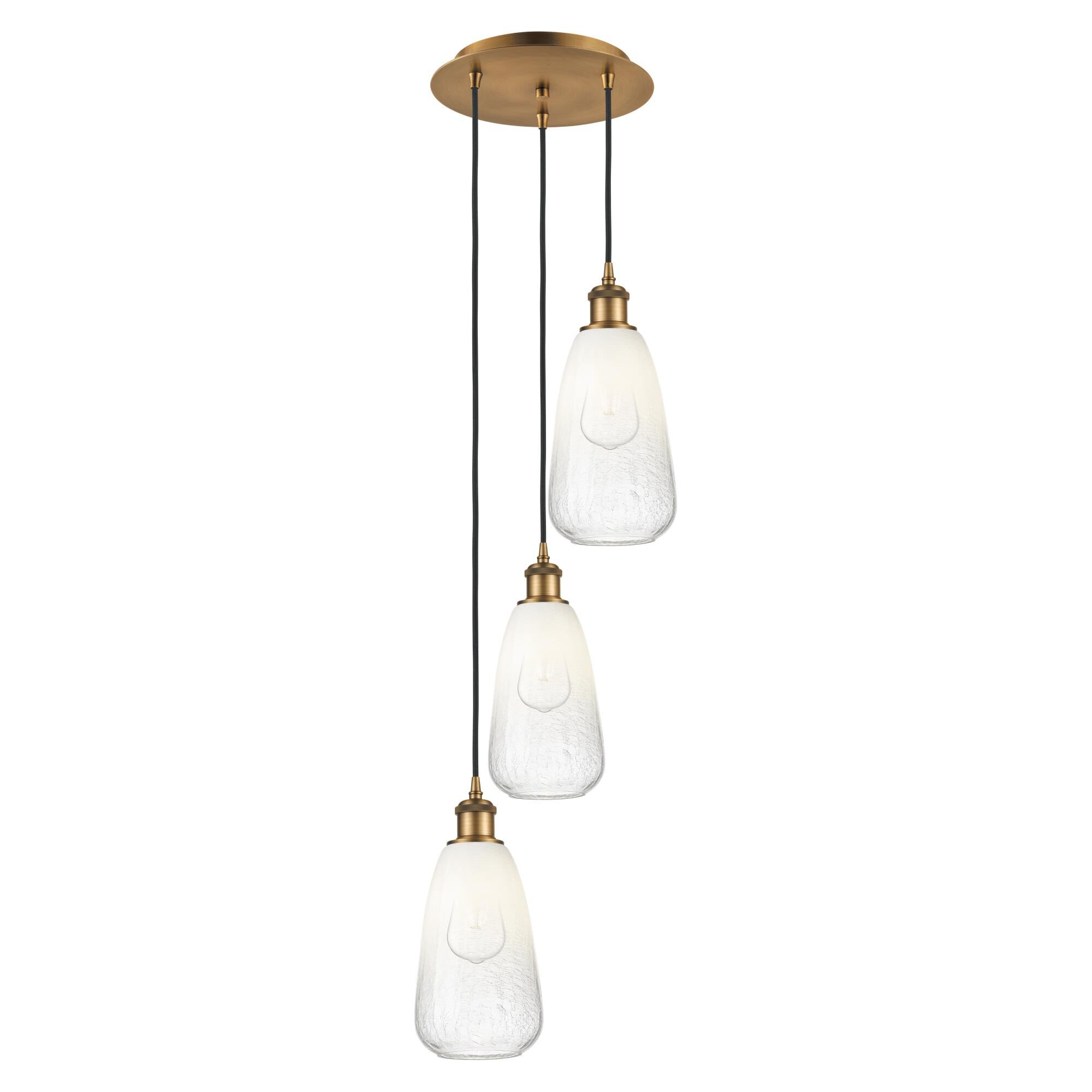 Bruno Marashlian Brookhaven Almond 13 Inch Multi Light Pendant by Innovations Lighting