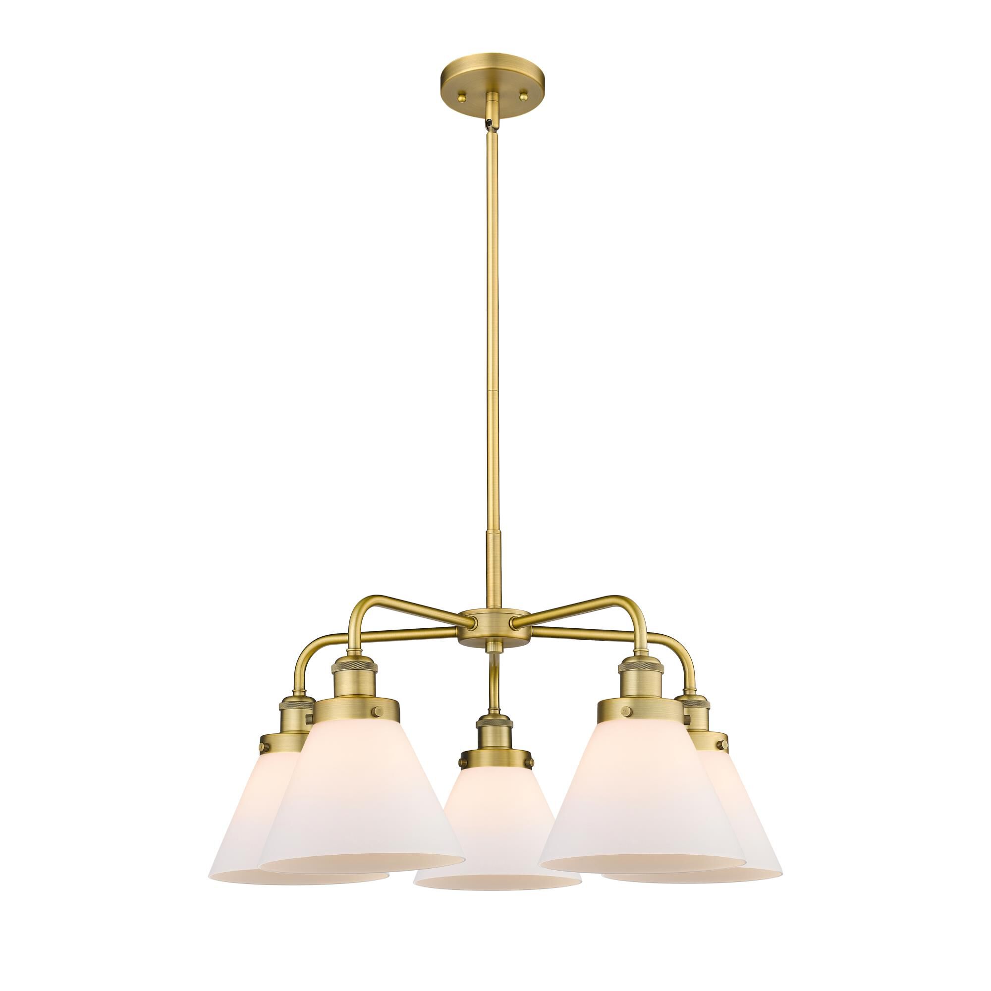 Bruno Marashlian Cone 25 Inch 5 Light Chandelier by Innovations Lighting
