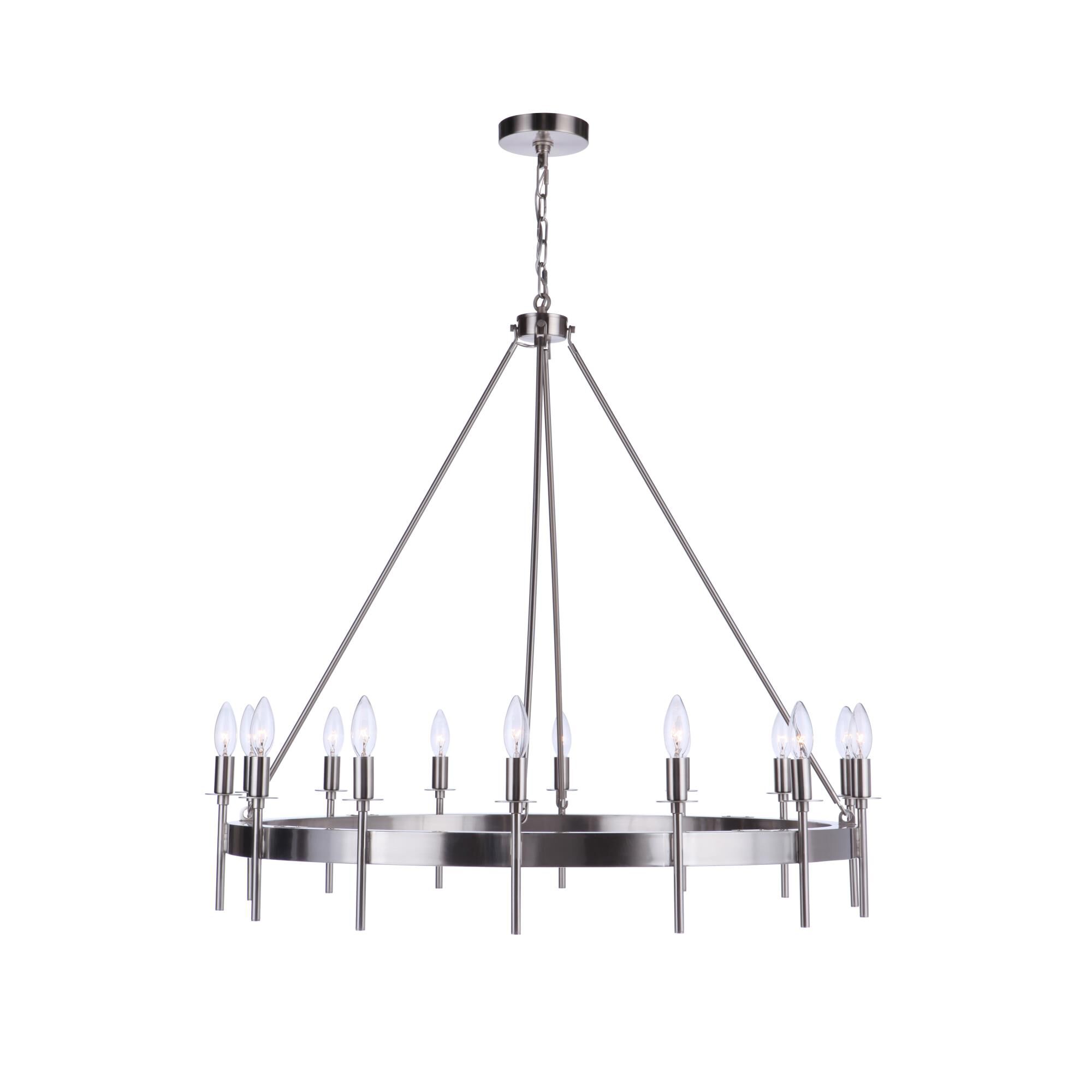 Larrson 36 Inch 14 Light Chandelier by Craftmade