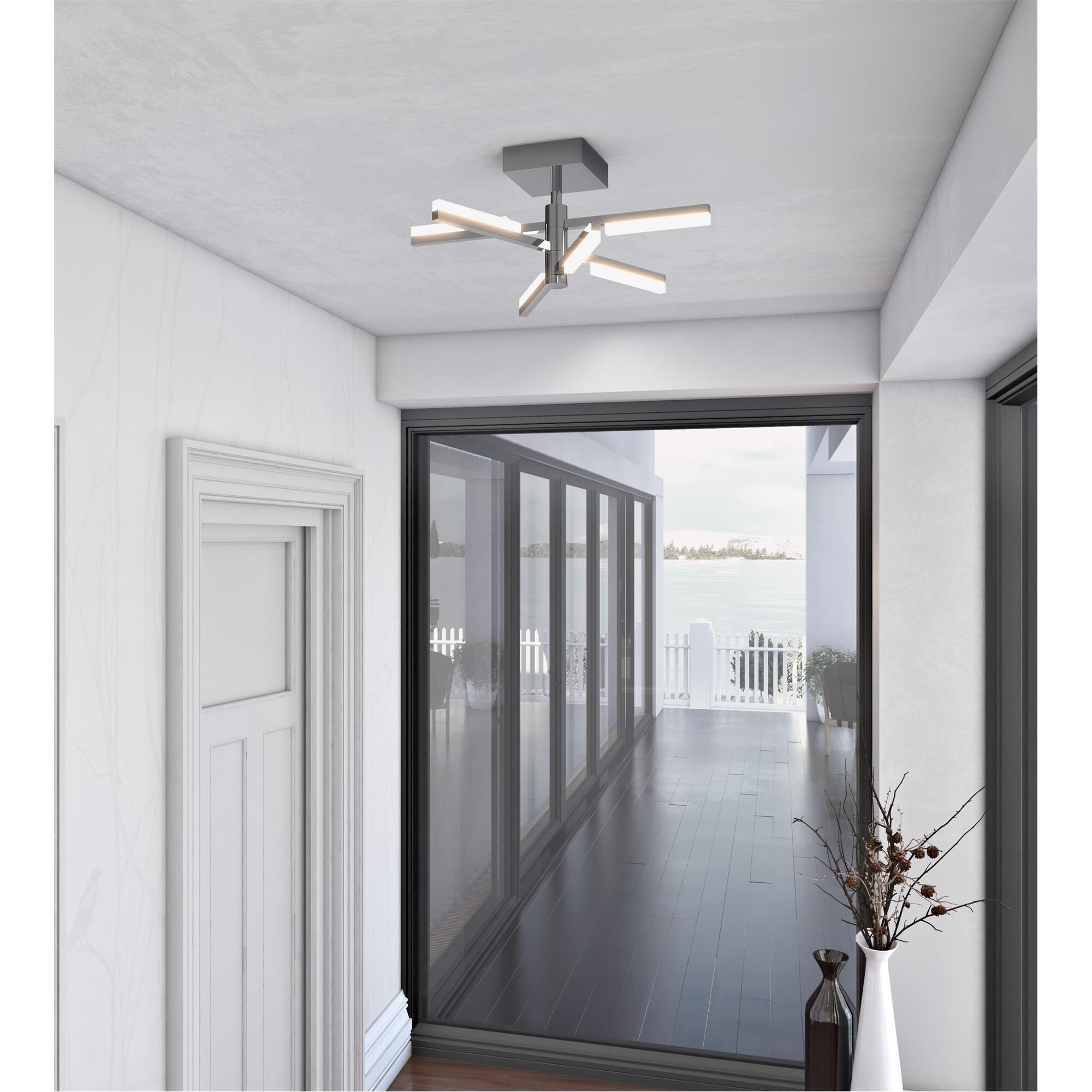 Shown in Chrome finish