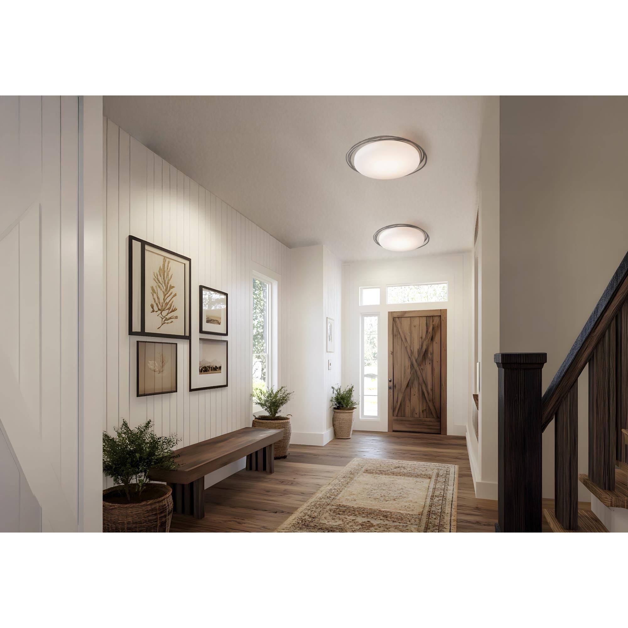 Nova 29 Inch Flush Mount by Hubbardton Forge