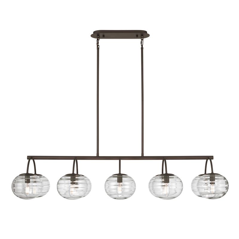 Lenora 47 Inch Linear Suspension Light by Metropolitan Lighting