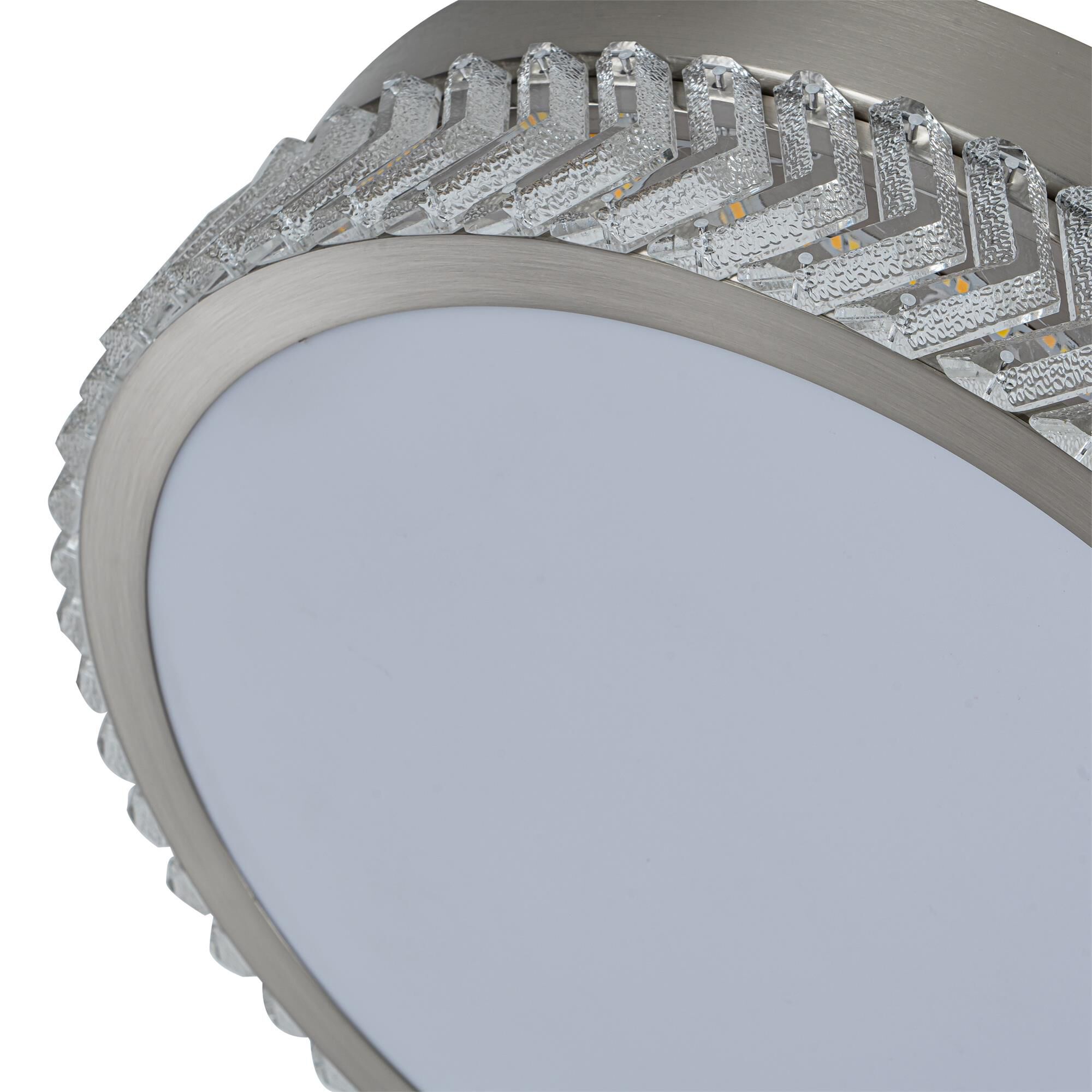 Chevron 16 Inch Flush Mount by Artcraft