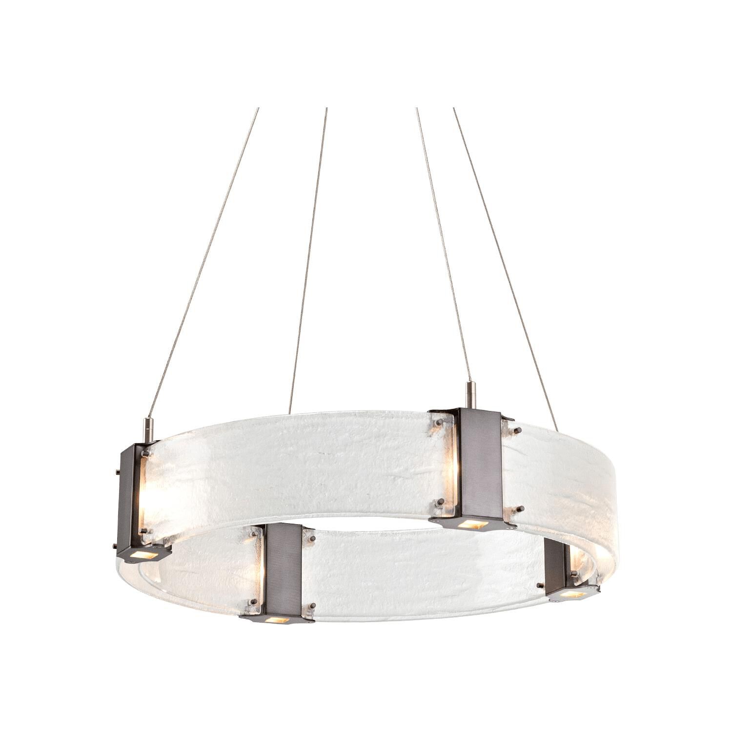 Parallel 23 Inch 12 Light LED Chandelier by Hammerton Studio