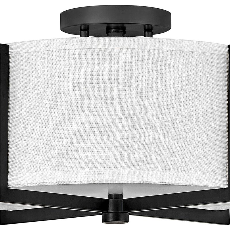 Axis 14 Inch 2 Light Semi Flush Mount by Hinkley