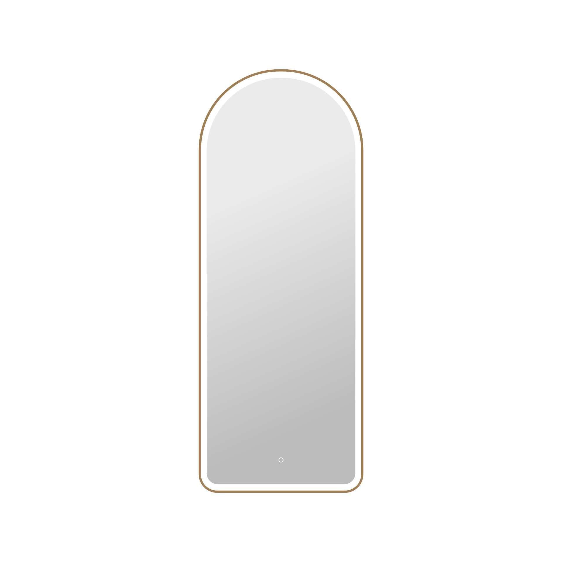 Harmoni 72 Inch Arched LED Lighted Mirror by Elegant Decor