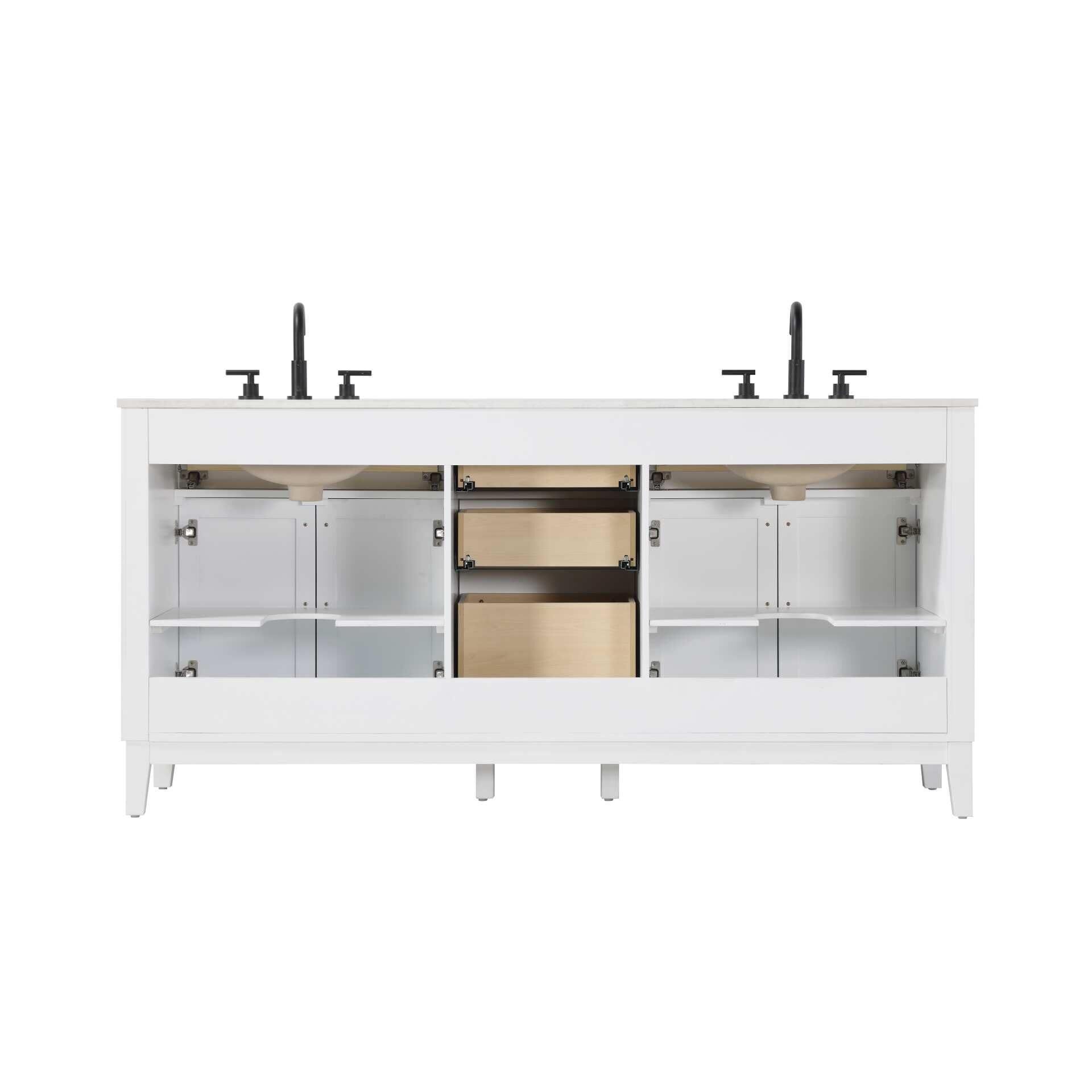 Shown in White finish