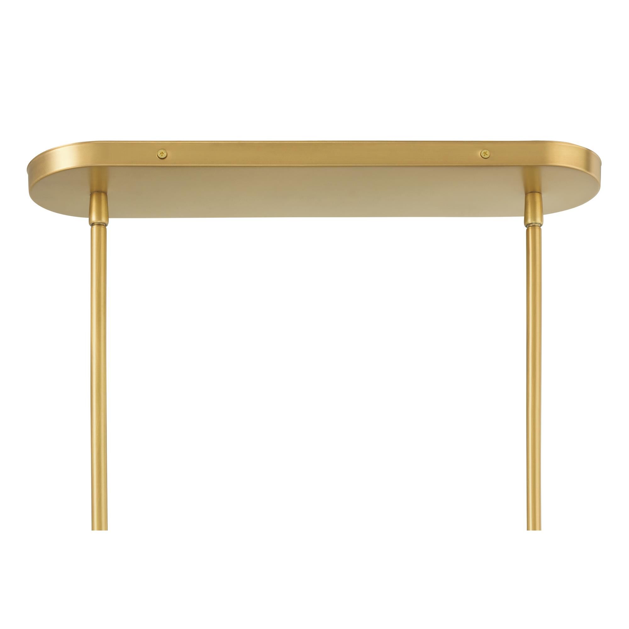 Shown in Legacy Brass finish and Etched Amber Swirl glass