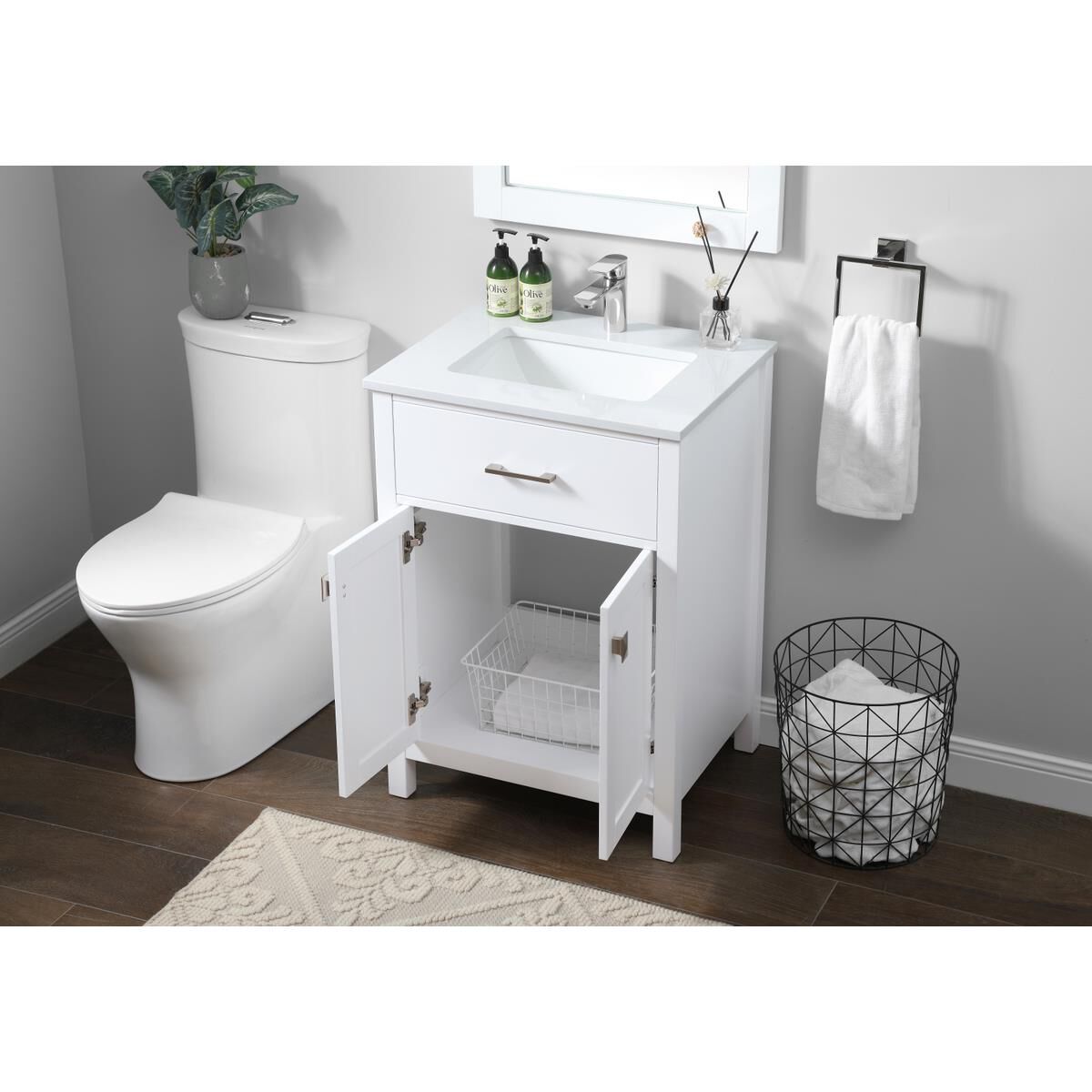 Harrison 24 Inch Bath Vanity by Elegant Decor