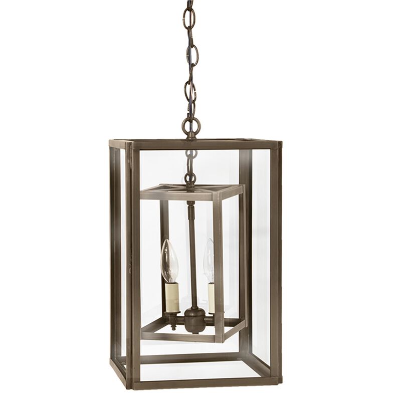 Transitional 16 Inch 2 Light Lantern Pendant by Northeast Lantern