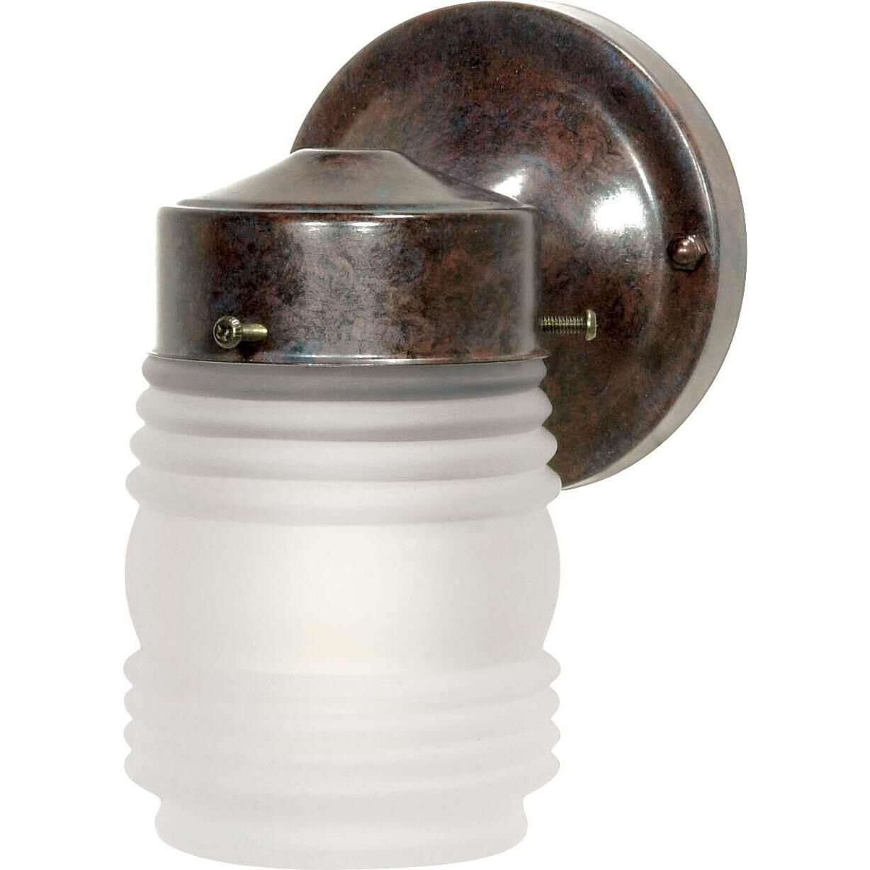 Mason Jar 9 Inch Tall 1 Light Outdoor Wall Light by Nuvo Lighting