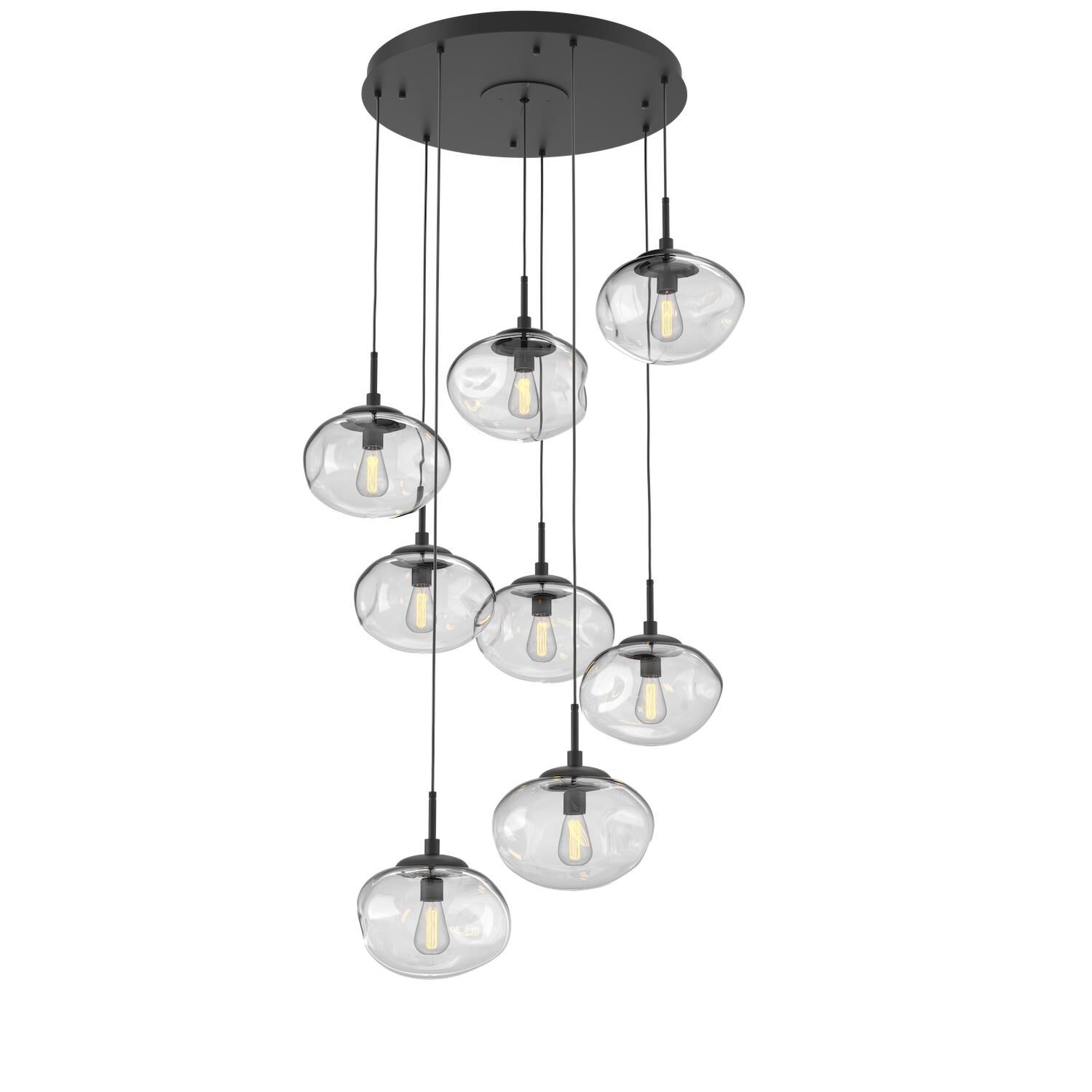 Levi Wilson Nebula 31 Inch 8 Light Multi Light Pendant by Hammerton Studio