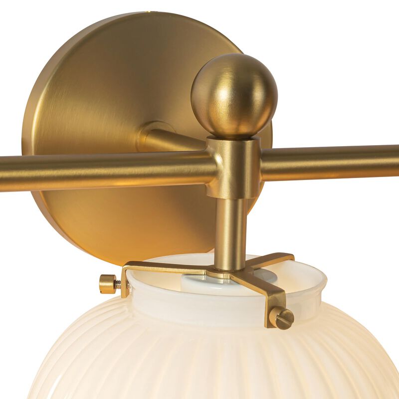 Peyton Fox Cherise 28 Inch 3 Light Bath Vanity Light by Alora Mood