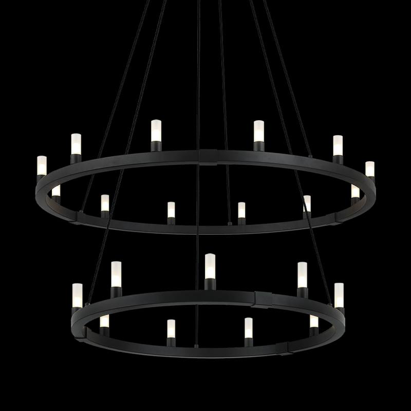 Shown in Matte Black finish and Opal glass