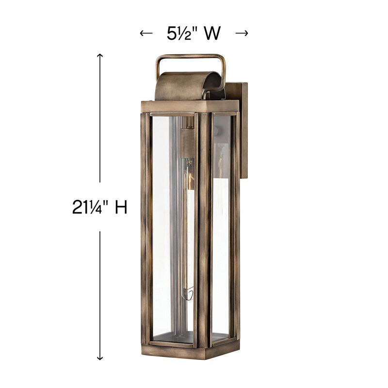 Hinkley Lighting Sag Harbor 21 Inch Tall Outdoor Wall Light