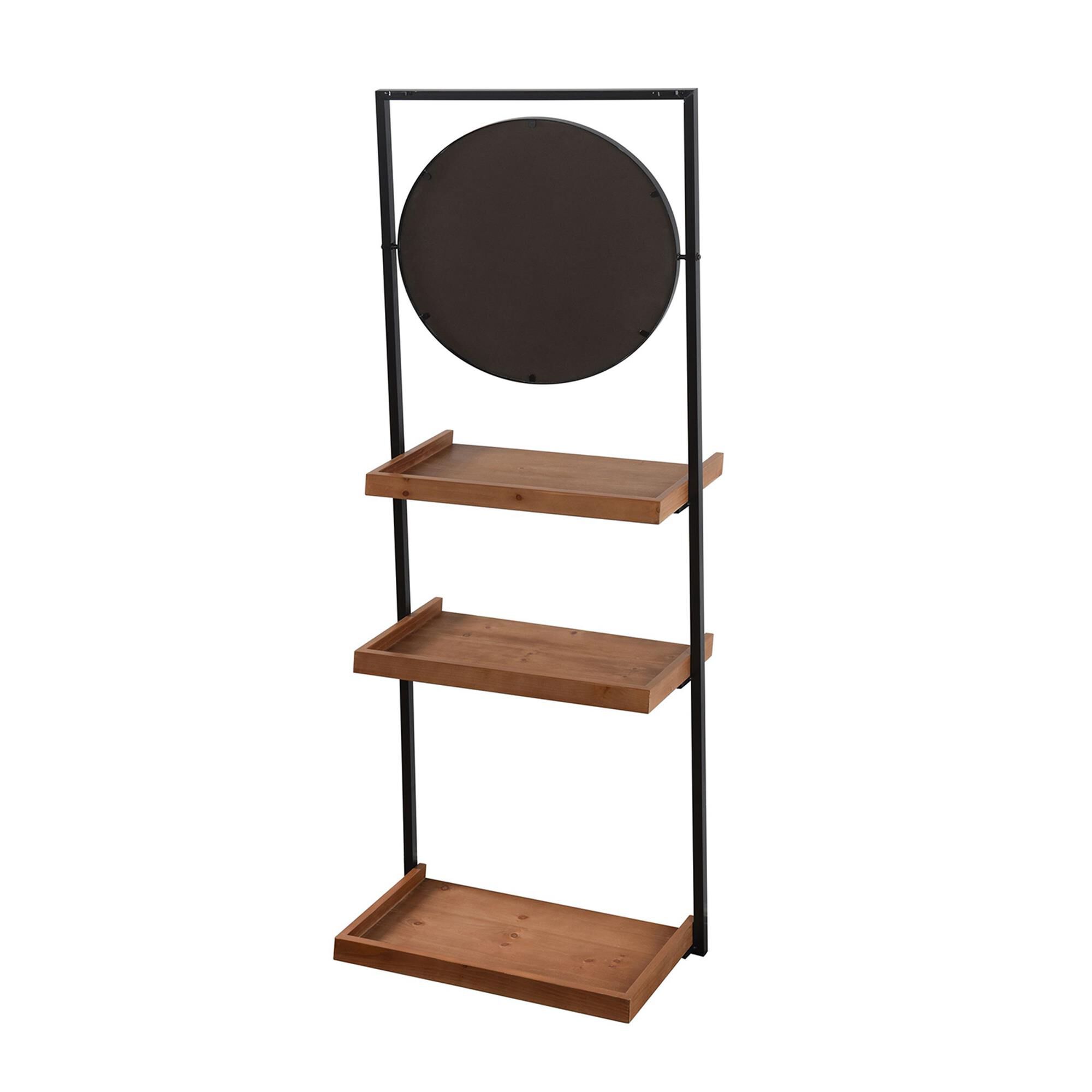 Shown in Black and Wood Brown finish
