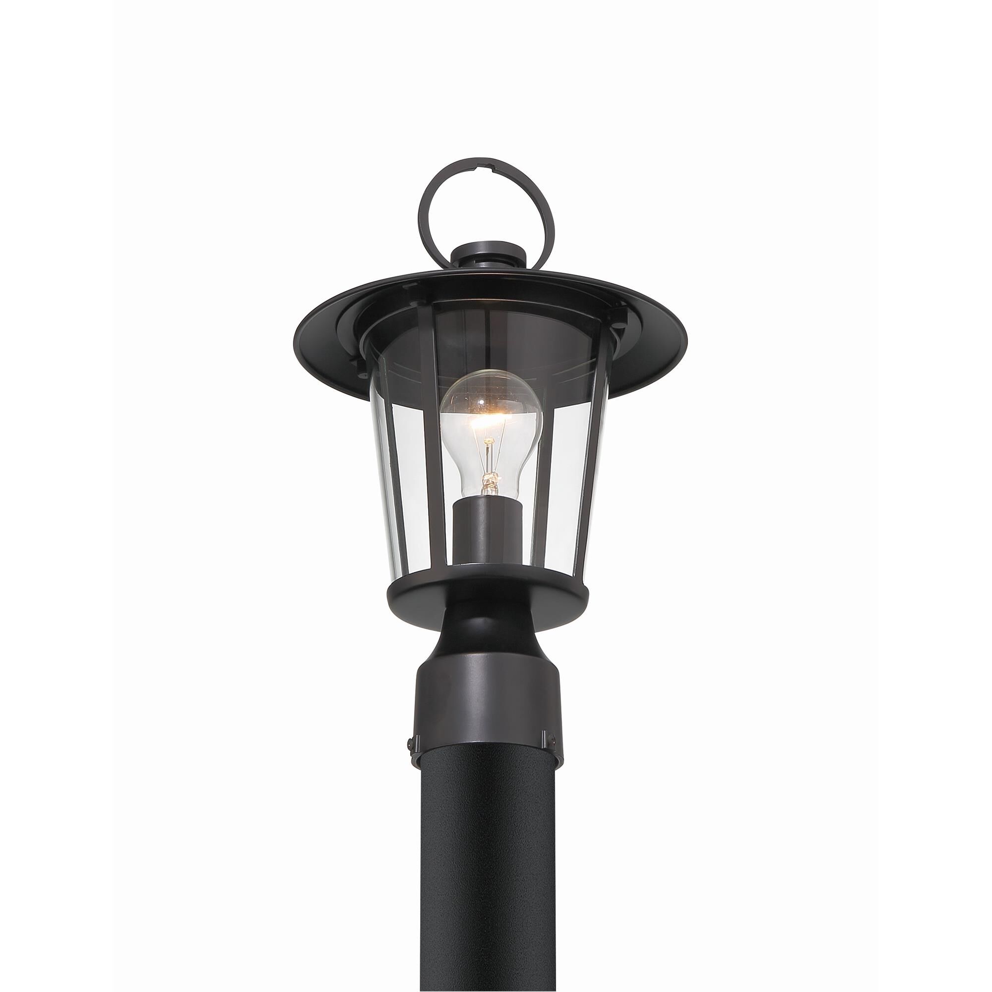 Shown in Matte Black finish and Clear glass and Clear Glass shade