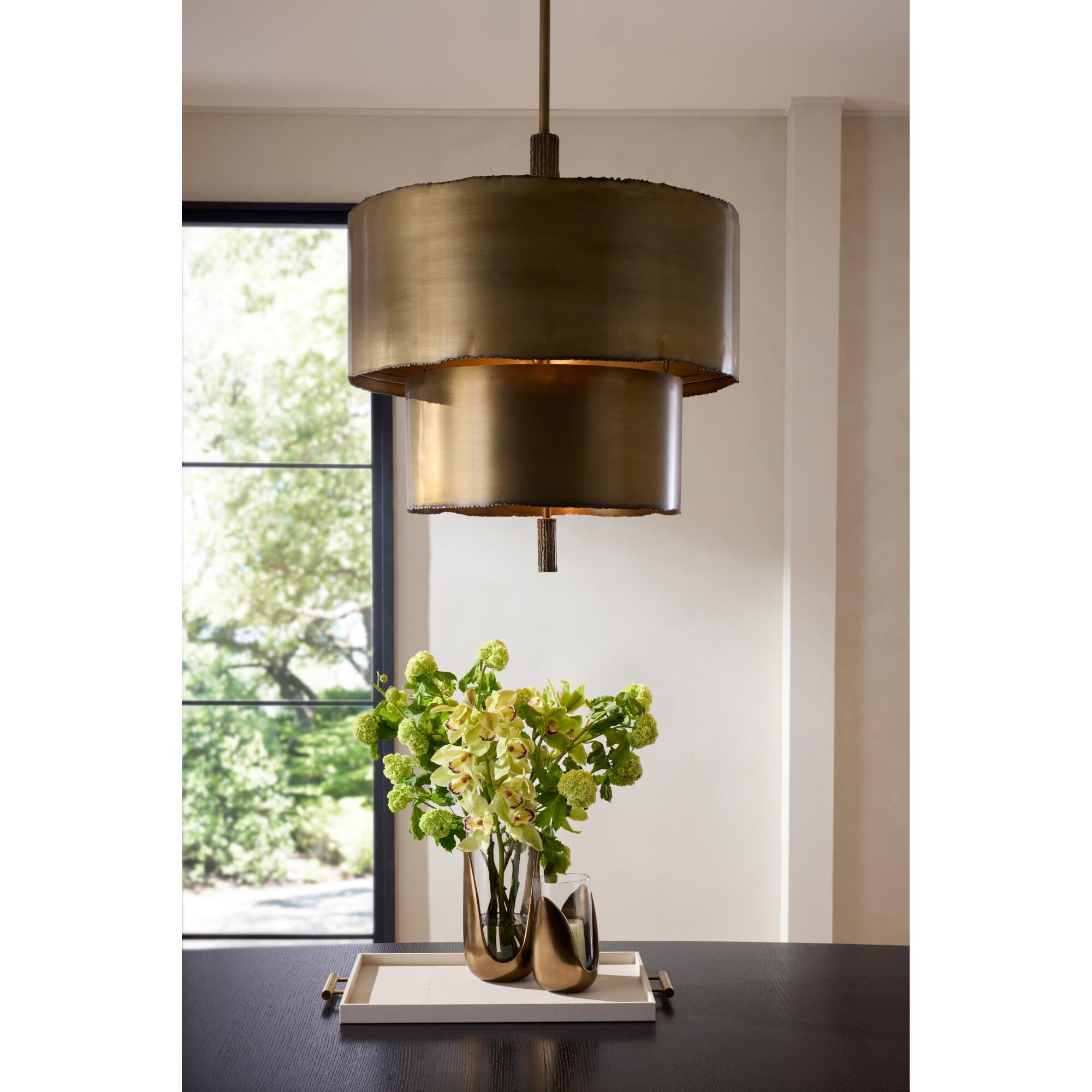 Shown in Antique Brass finish