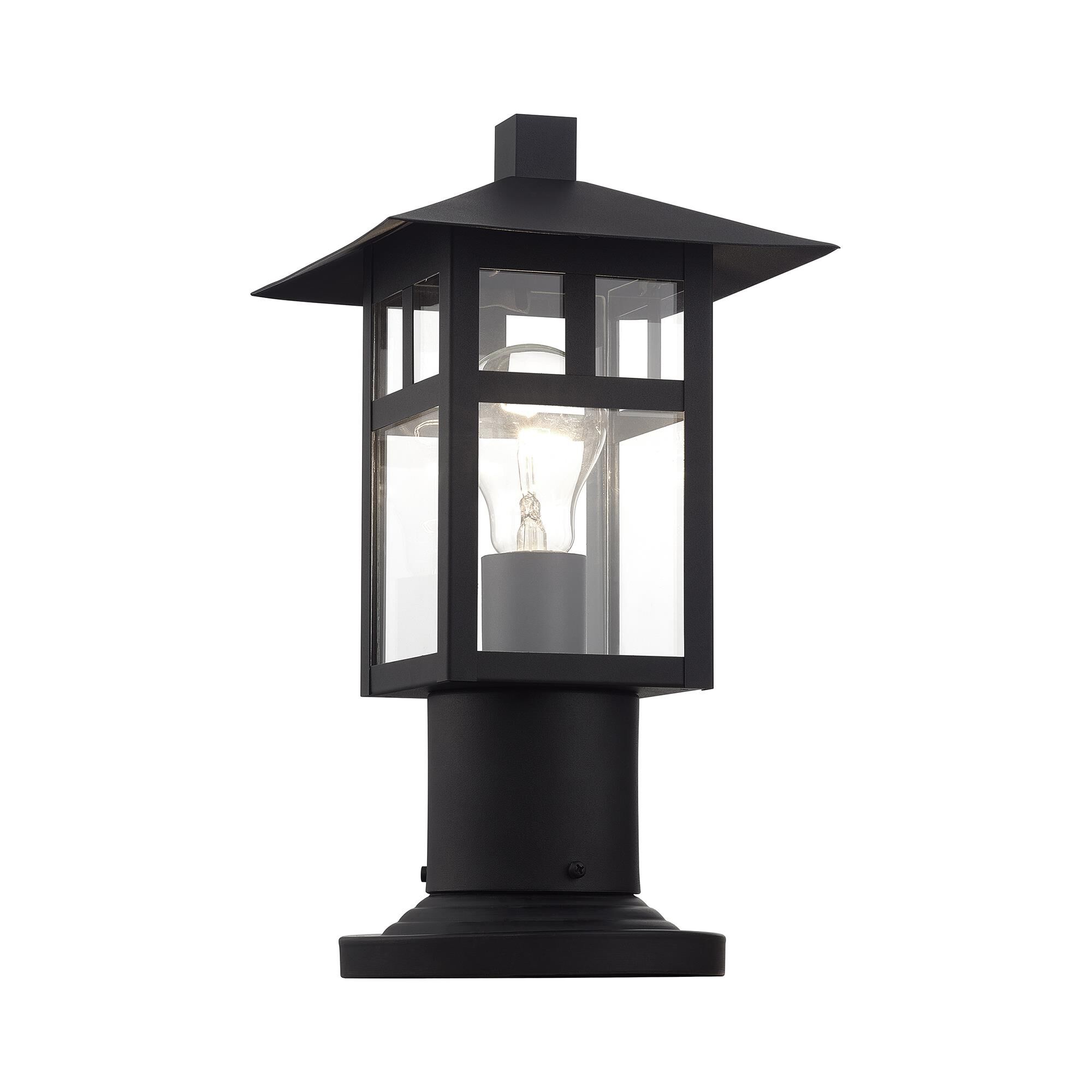 Crestlake 12 Inch Outdoor Post Lamp by Livex Lighting