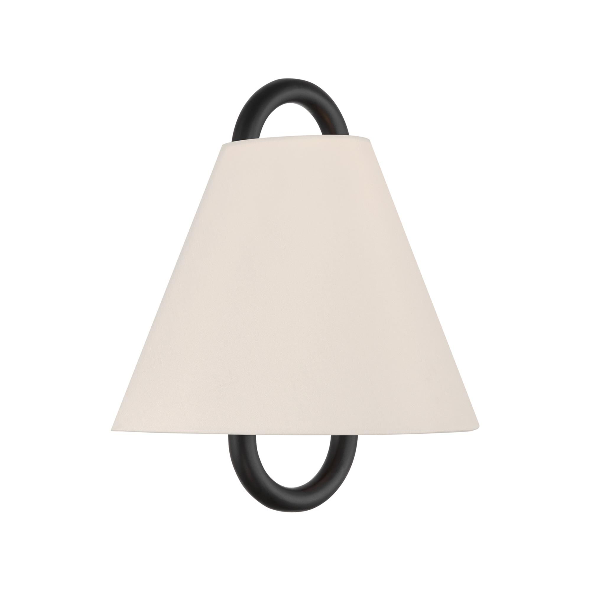 Shown in Vibrant Gold finish and Fabric glass and Fabric shade