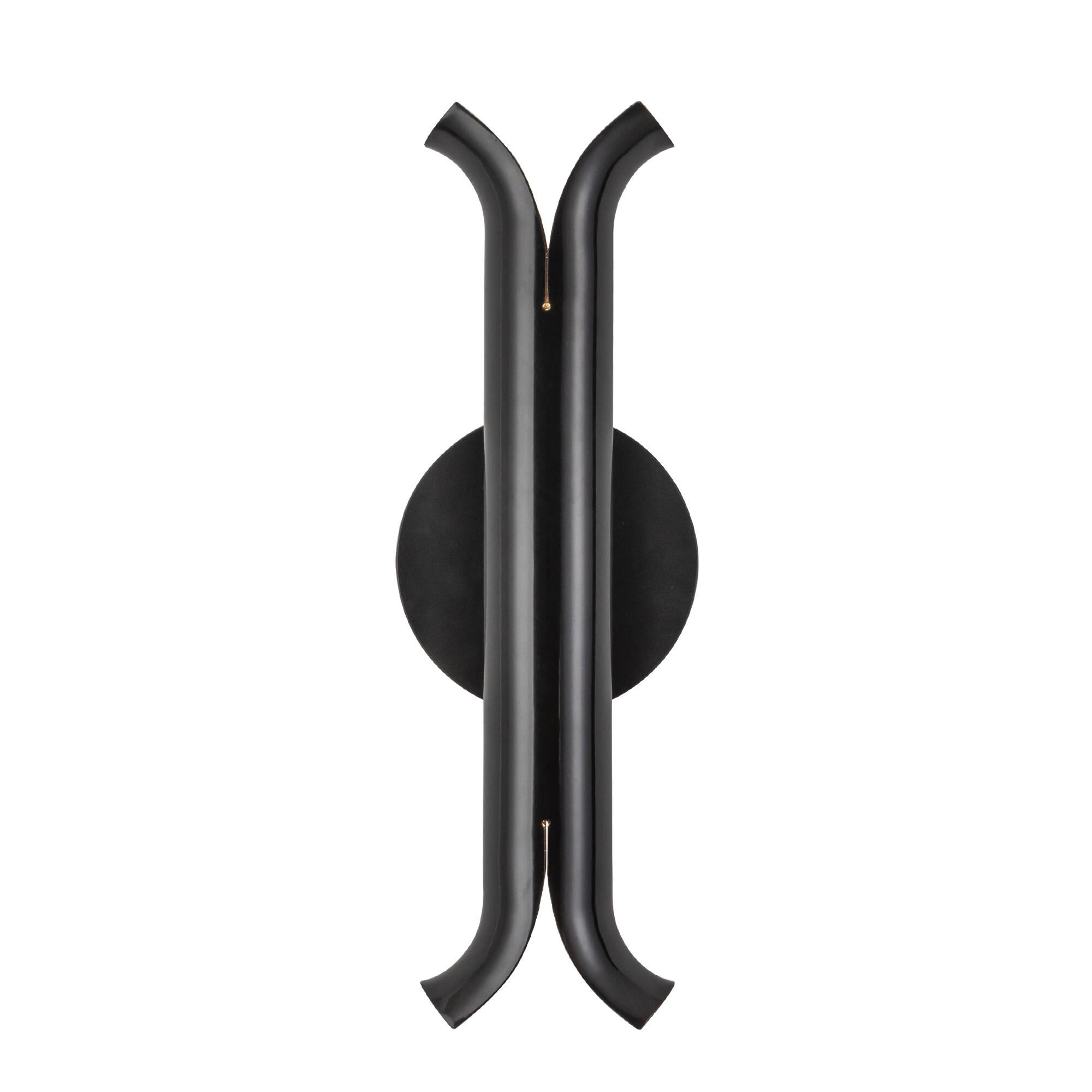Shown in Glossy Black finish and Clear glass