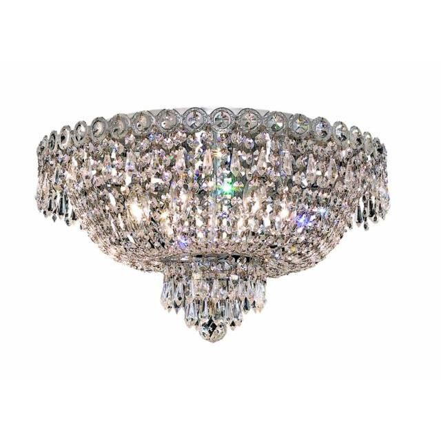 Century 18 Inch 6 Light Flush Mount by Elegant Lighting