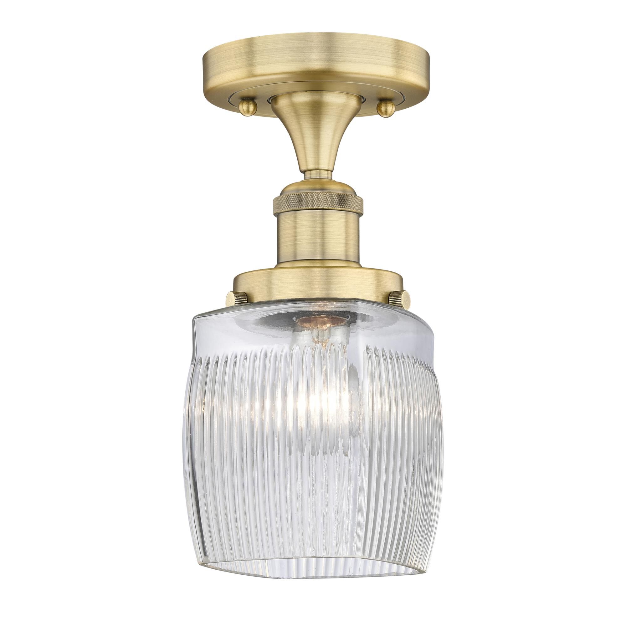 Bruno Marashlian Colton 6 Inch 1 Light Semi Flush Mount by Innovations Lighting