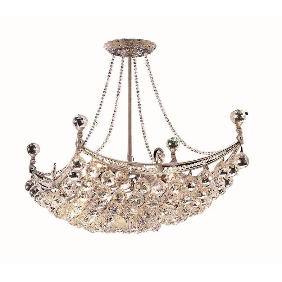 Corona 28 Inch Large Pendant by Elegant Lighting