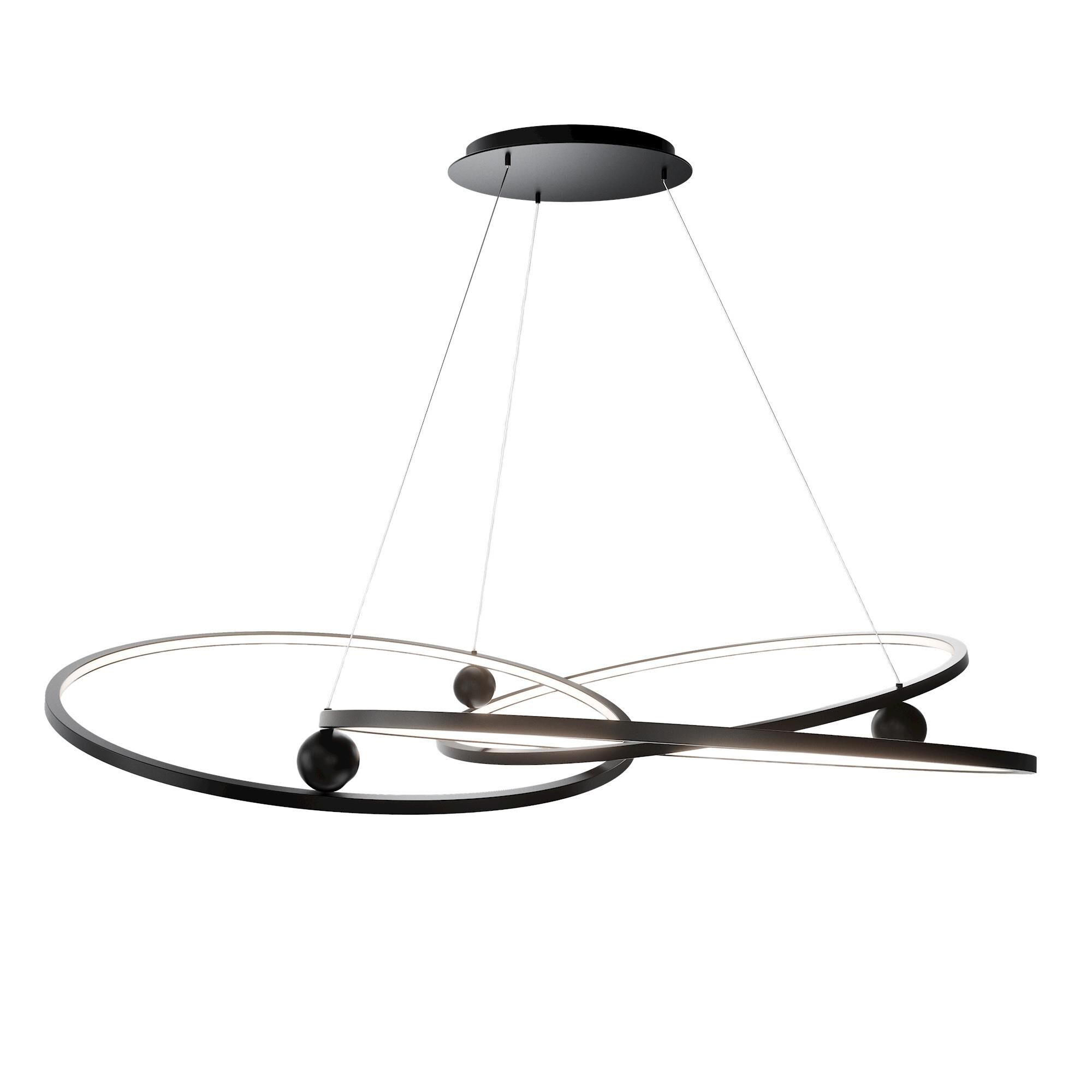 Sidewinder 60 Inch Chandelier by dweLED