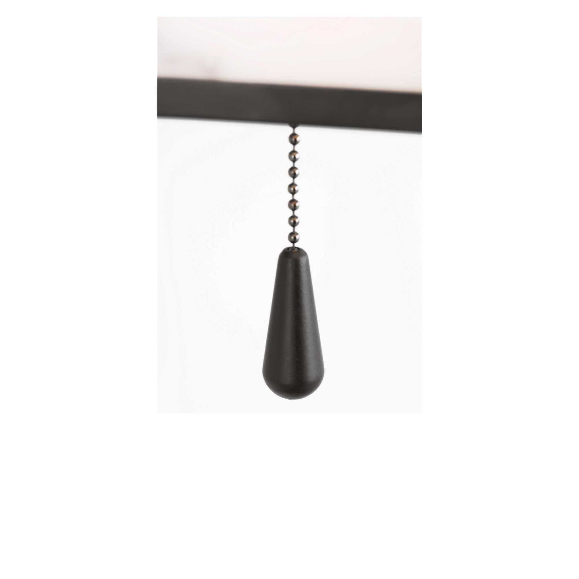 Shown in Aged Iron finish and Faux Alabaster shade