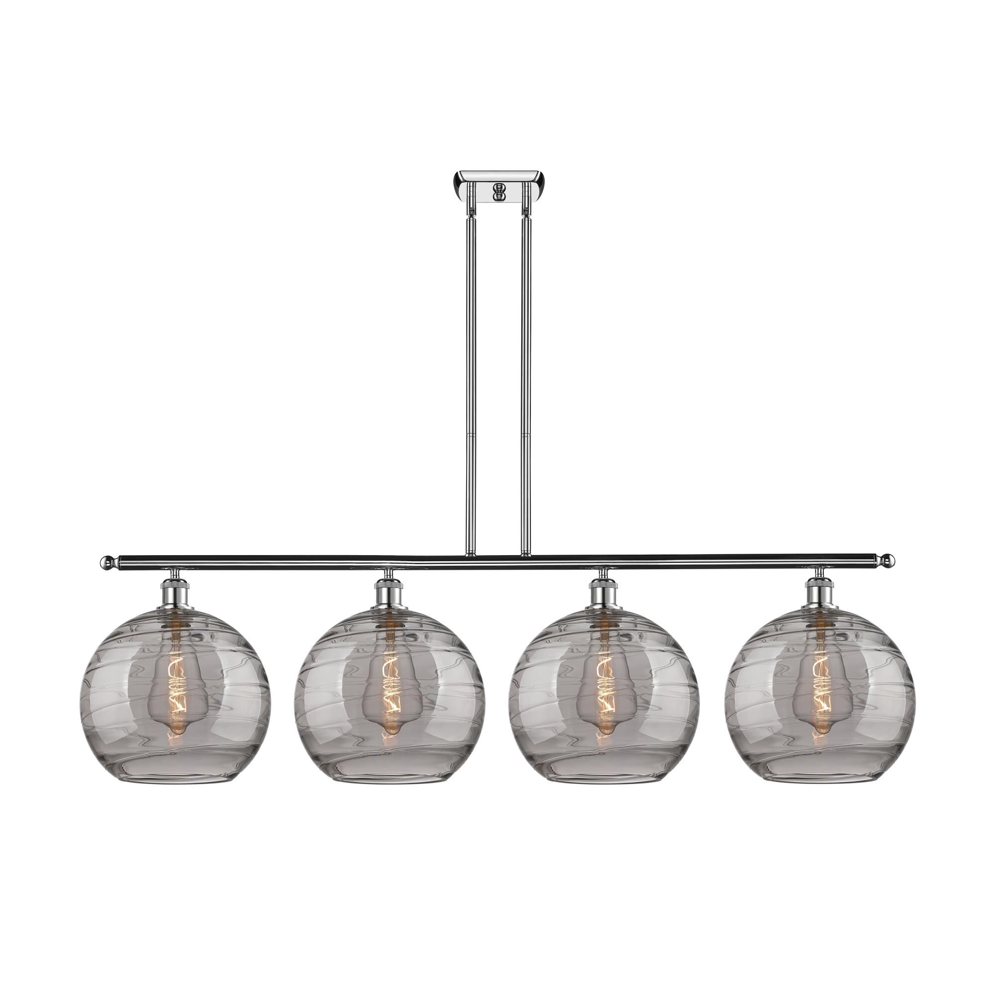 Bruno Marashlian Athens Deco Swirl 50 Inch Linear Suspension Light by Innovations Lighting