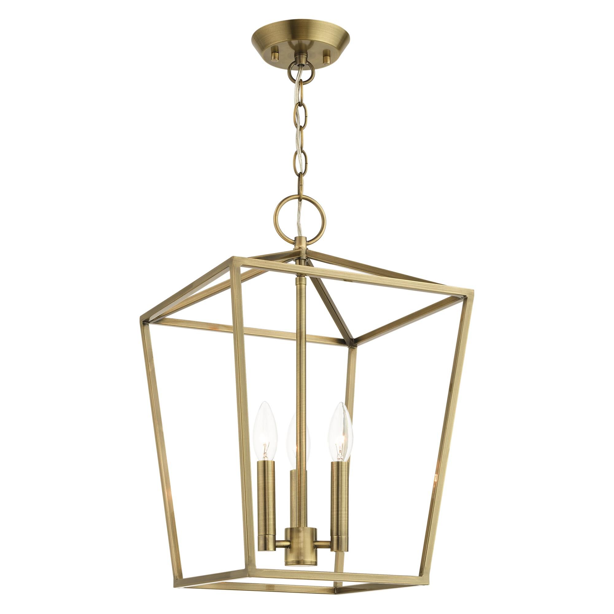 Devone 12 Inch Cage Pendant by Livex Lighting