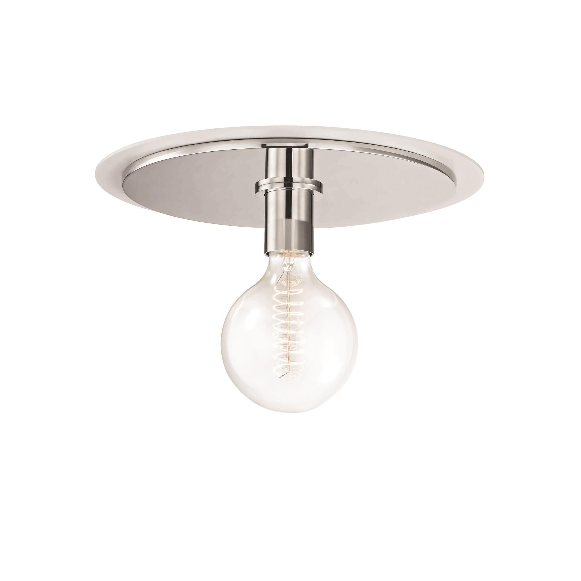 Shown in Polished Nickel finish and White accent