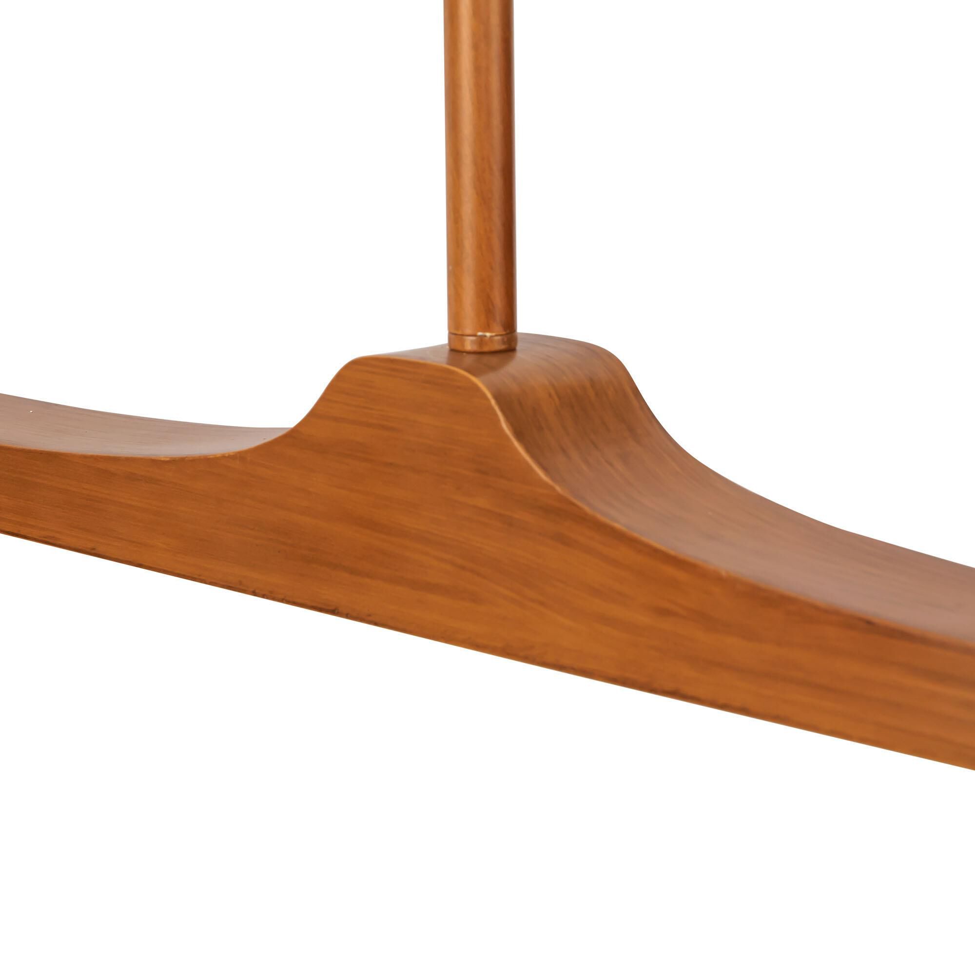 Shown in Teak finish and Matte Opal glass