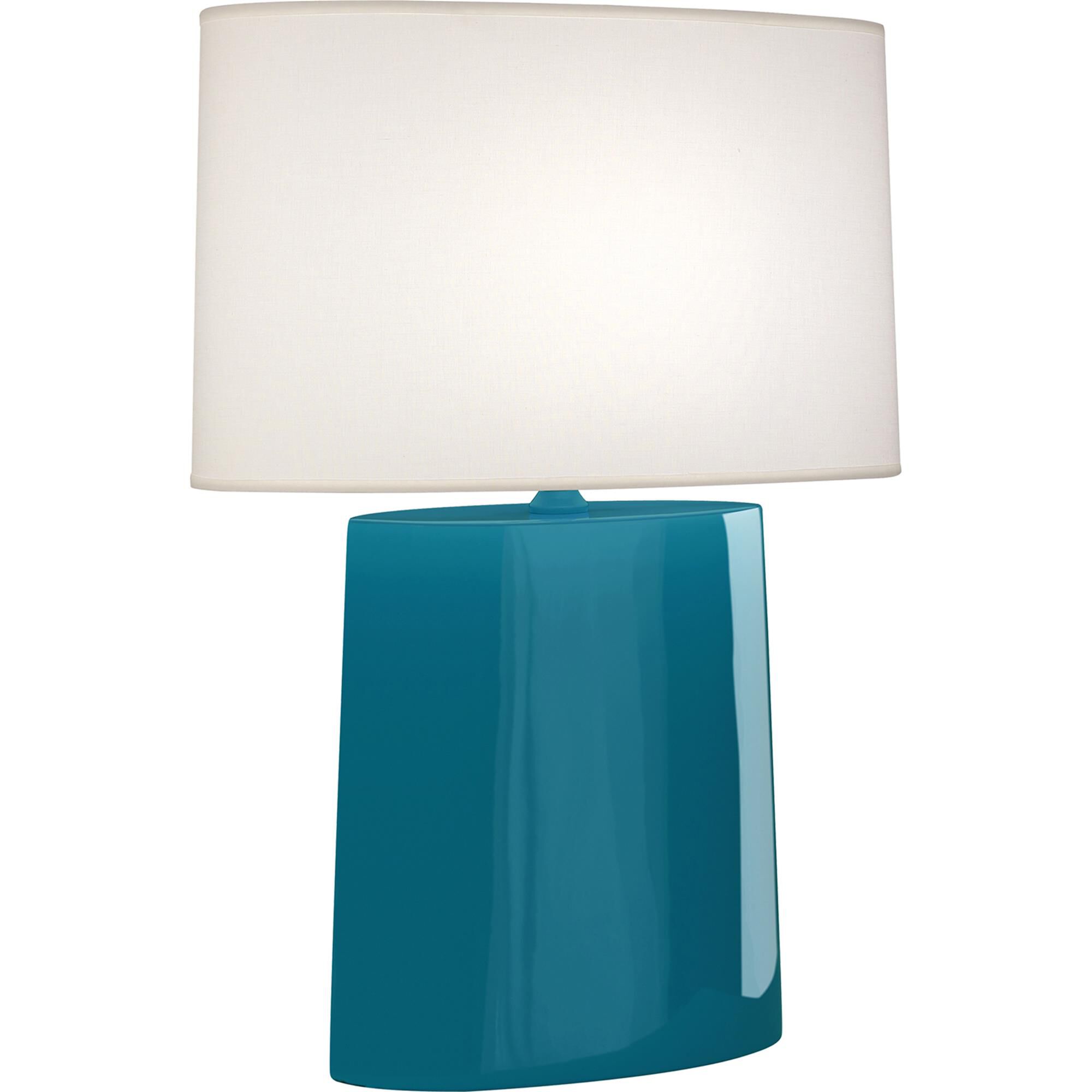 Shown in Peacock Glazed Ceramic finish