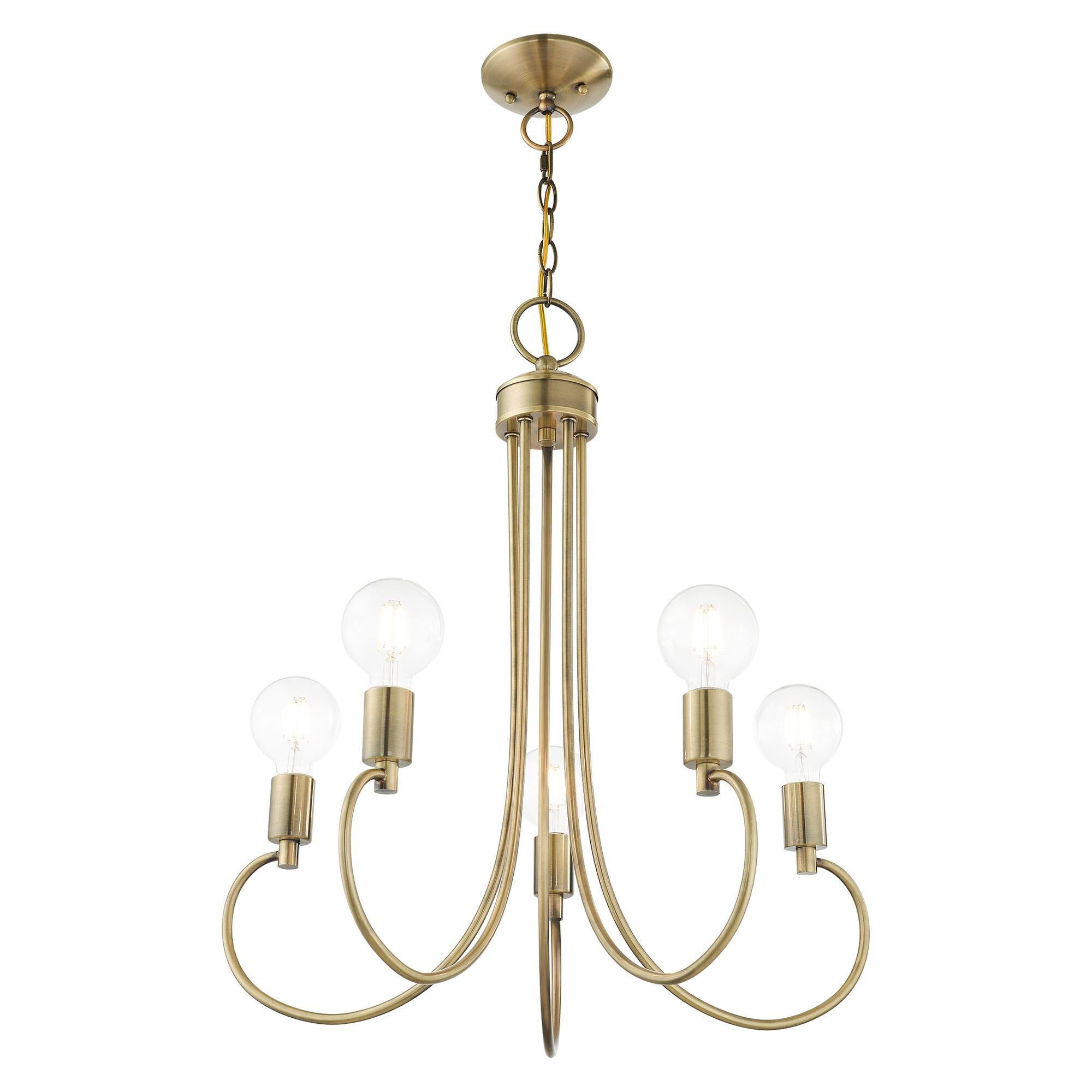 Shown in Antique Brass finish