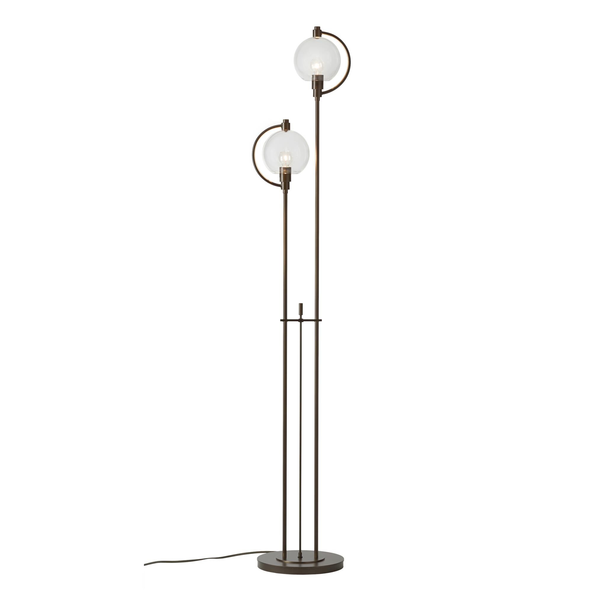 Shown in Bronze finish and Clear  glass