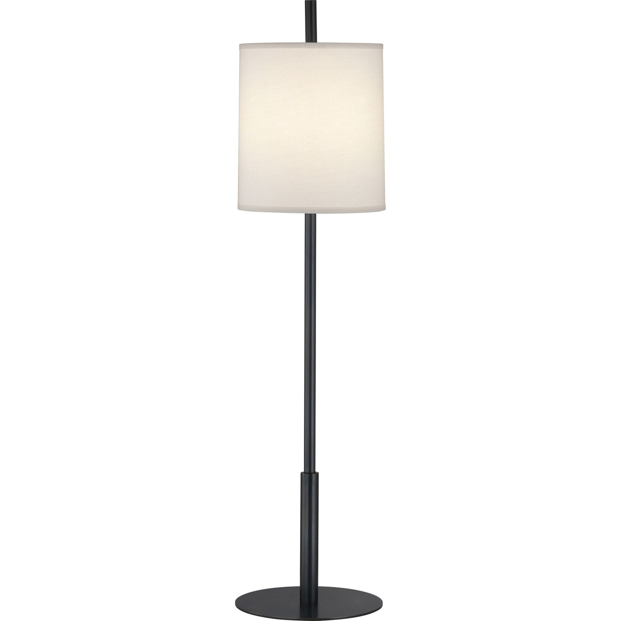 Shown in Deep Patina Bronze finish and Fondine Fabric shade