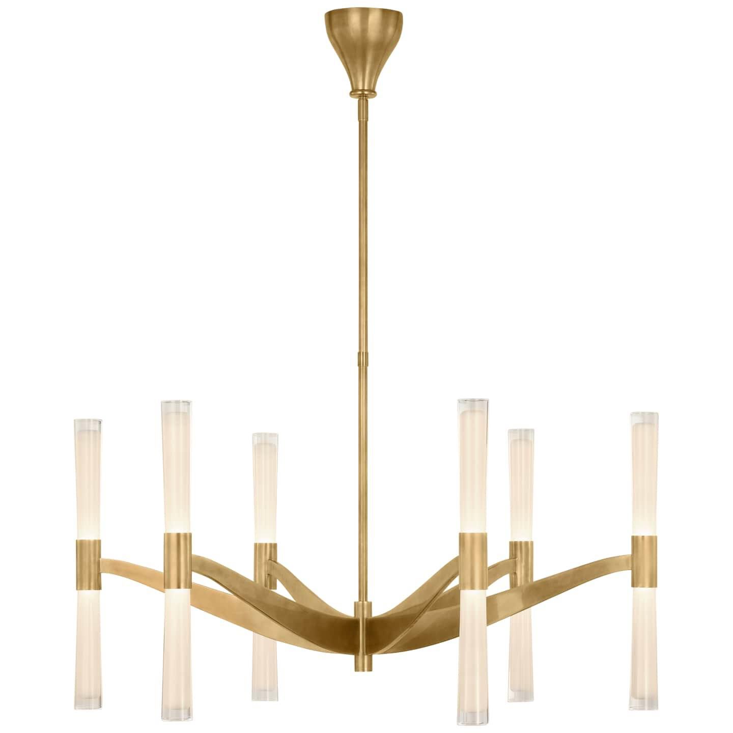 Aerin Brenta 40 Inch 6 Light Chandelier by Visual Comfort Signature Collection
