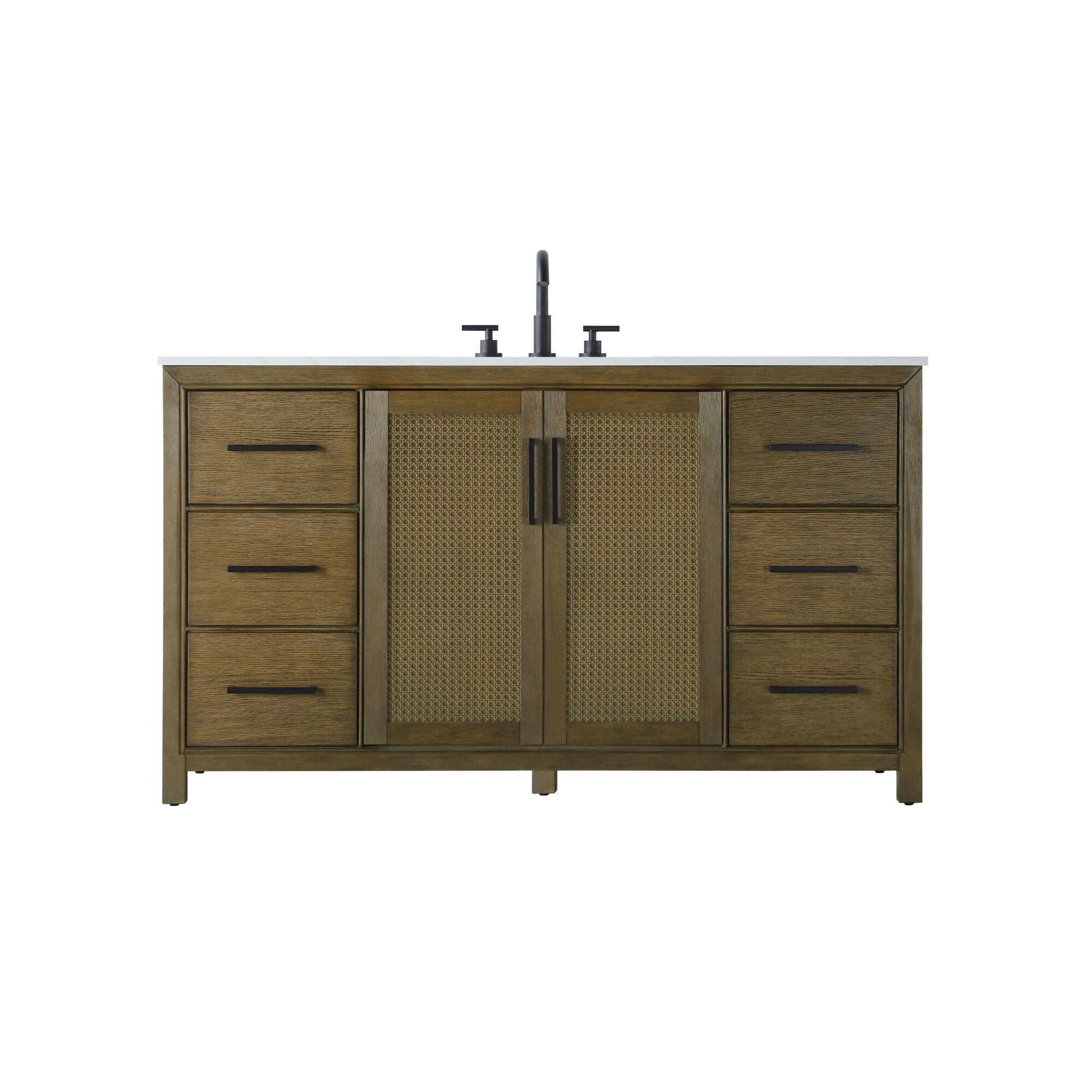 Alina 60 Inch Bath Vanity by Elegant Dcor