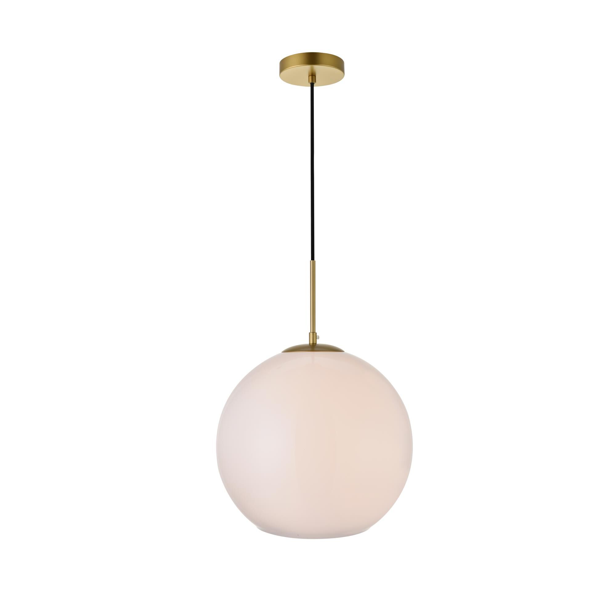 Baxter 14 Inch Large Pendant by Elegant Lighting
