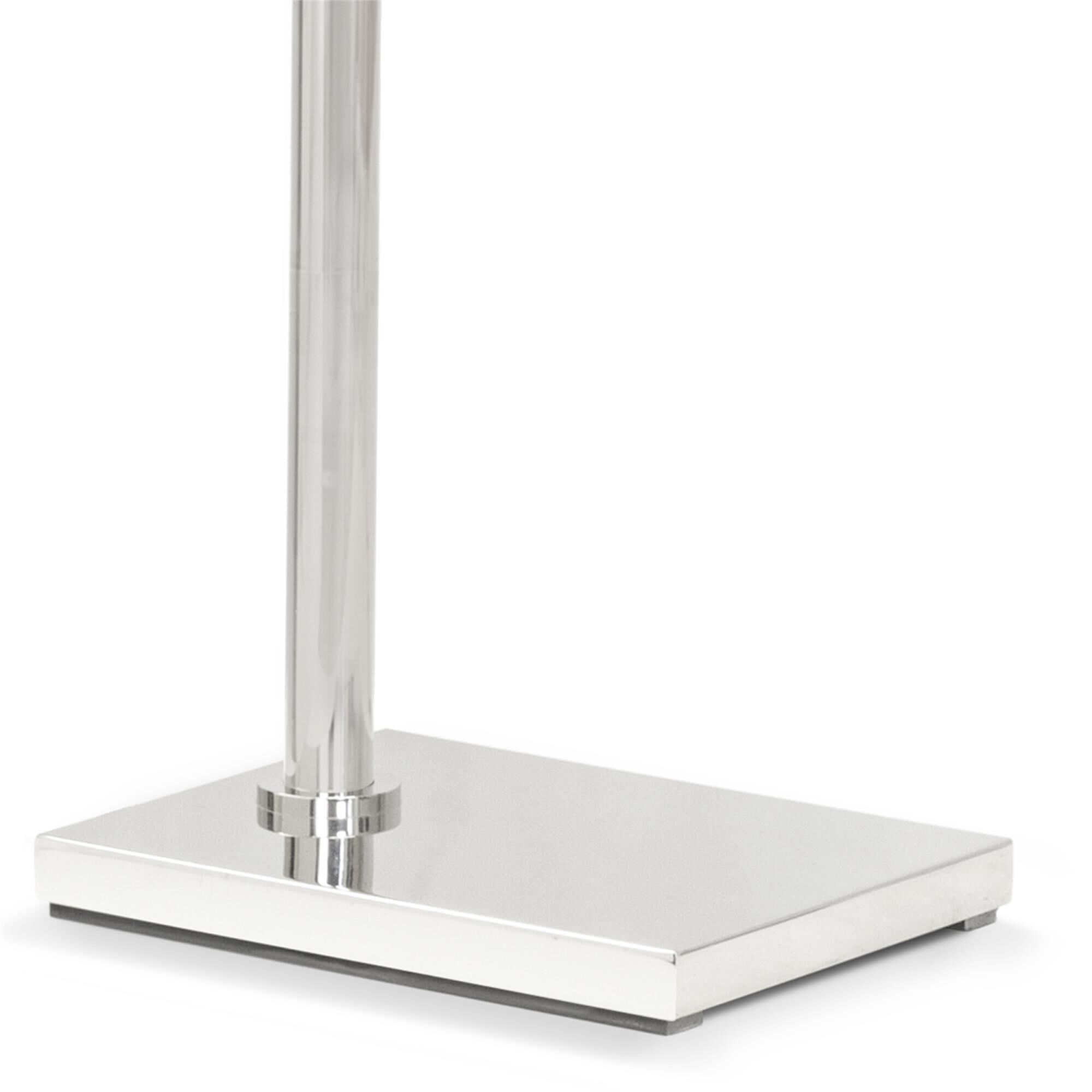 Shown in Polished Nickel finish and - None - shade