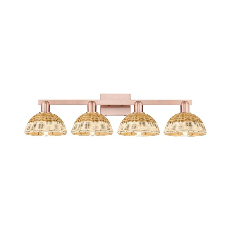 Bruno Marashlian Natural Ballston Dome 36 Inch Bath Vanity Light by Innovations Lighting