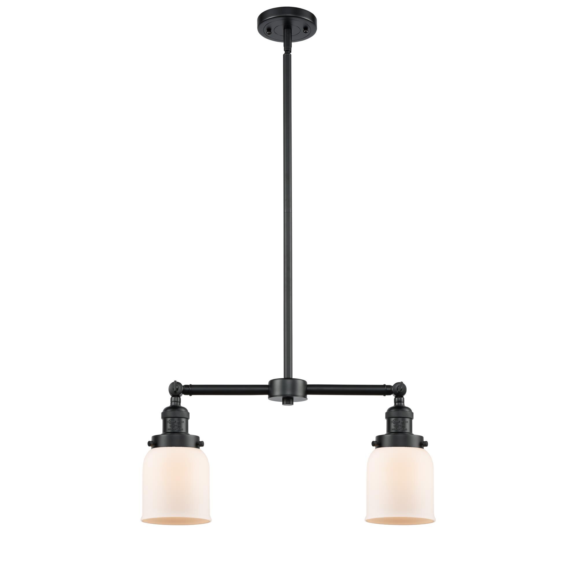 Bruno Marashlian Small Bell 21 Inch 2 Light Mini Chandelier by Innovations Lighting